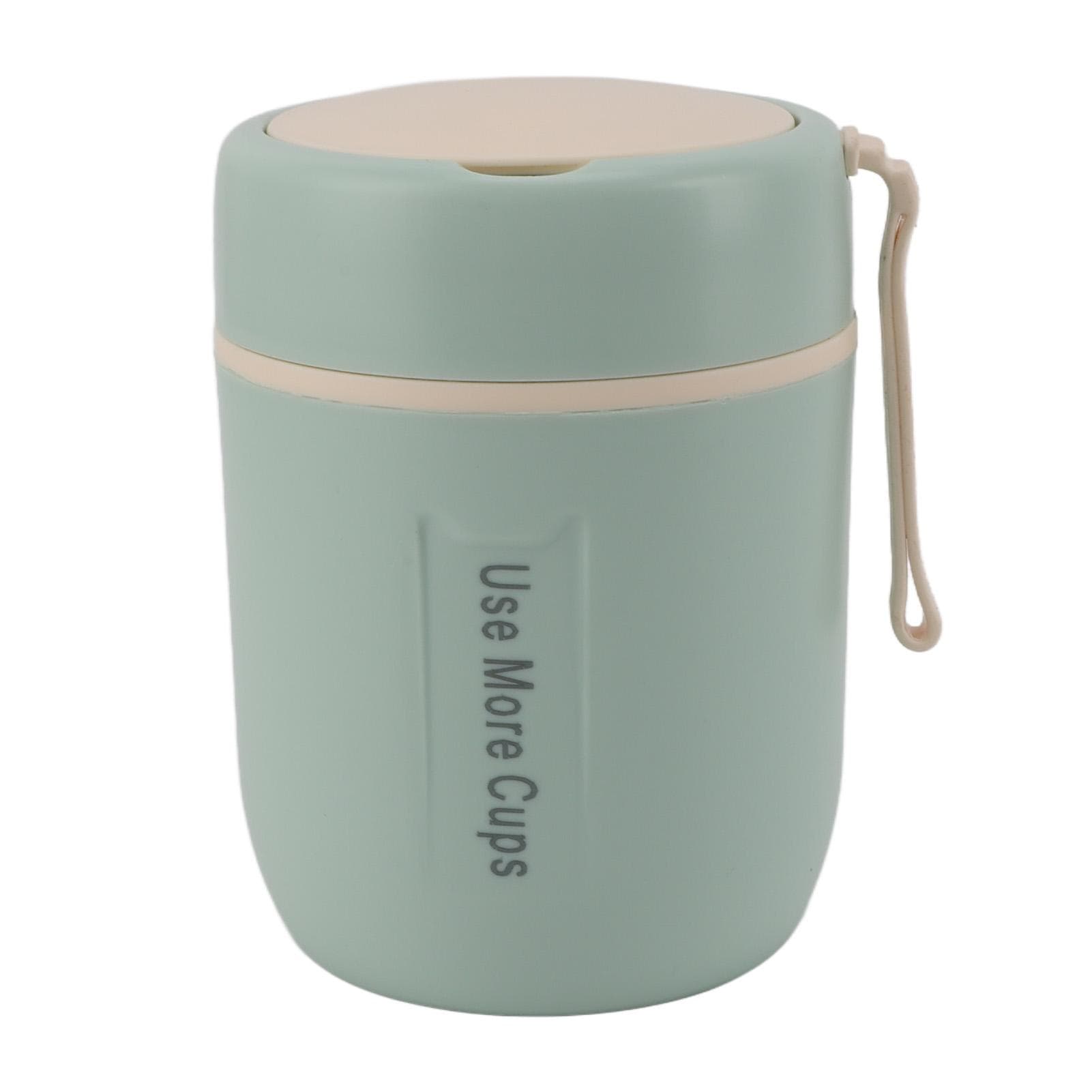 500ml Insulated Food Jar 304 Stainless Steel Vacuum Soup Container Leakproof Insulated Mug for L green