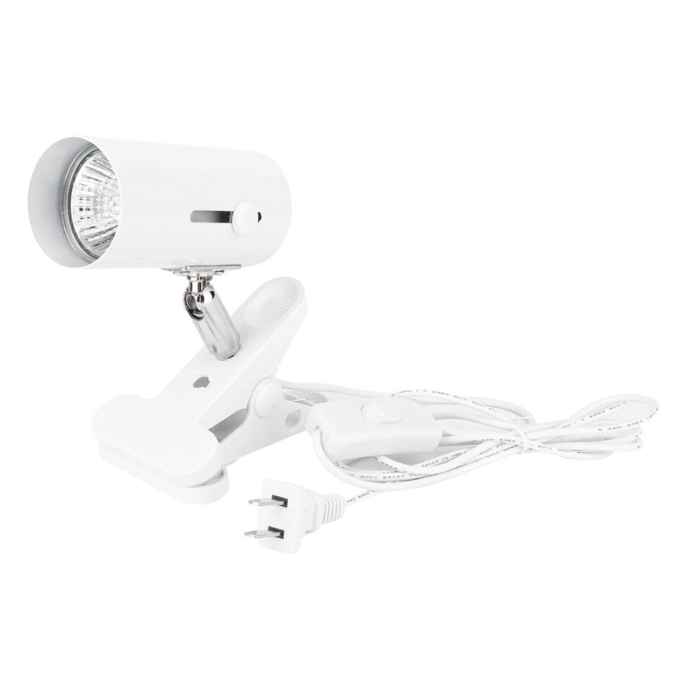 CN Reptile Sun Light UVA UVB Lamp Clip Lights for Turtle Lizard Habitat Tank white