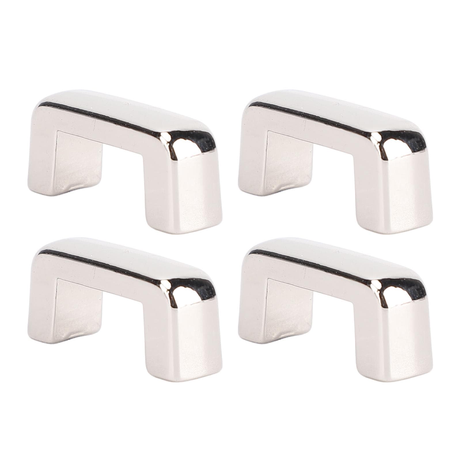 12 Sets U Ring Connector Buckle 13.5x7x7mm Silver Arch Bridge Buckles 5.5mm Crossed Iron Screws for