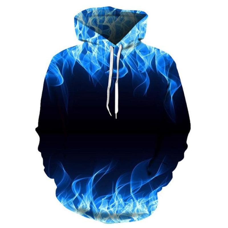 2022 New Colorful Flame Hoodie 3D Sweatshirt Men/Women Hooded Autumn And Winter Coat mens Clothing funny Jacket black Hoodies 3XL
