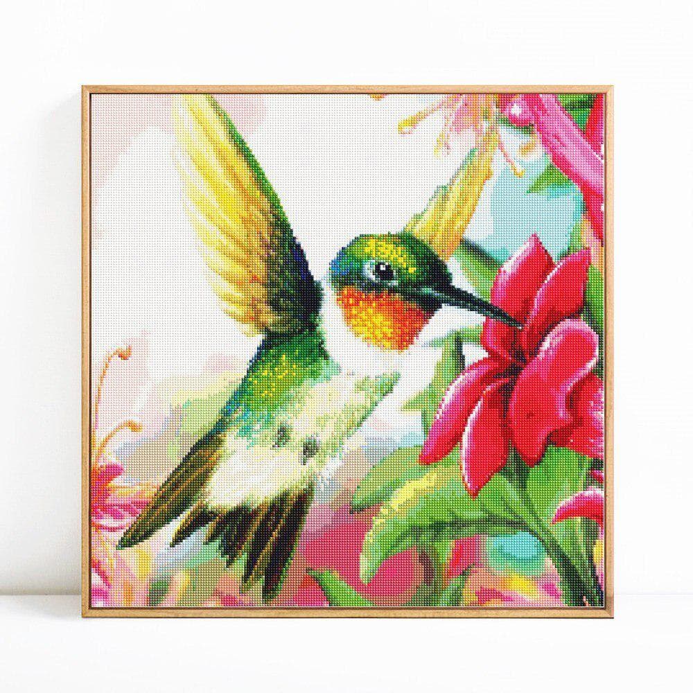 5D DIY Diamond Painting Animal Bird Full Round Family Embroidery Sale Diamond 30x30