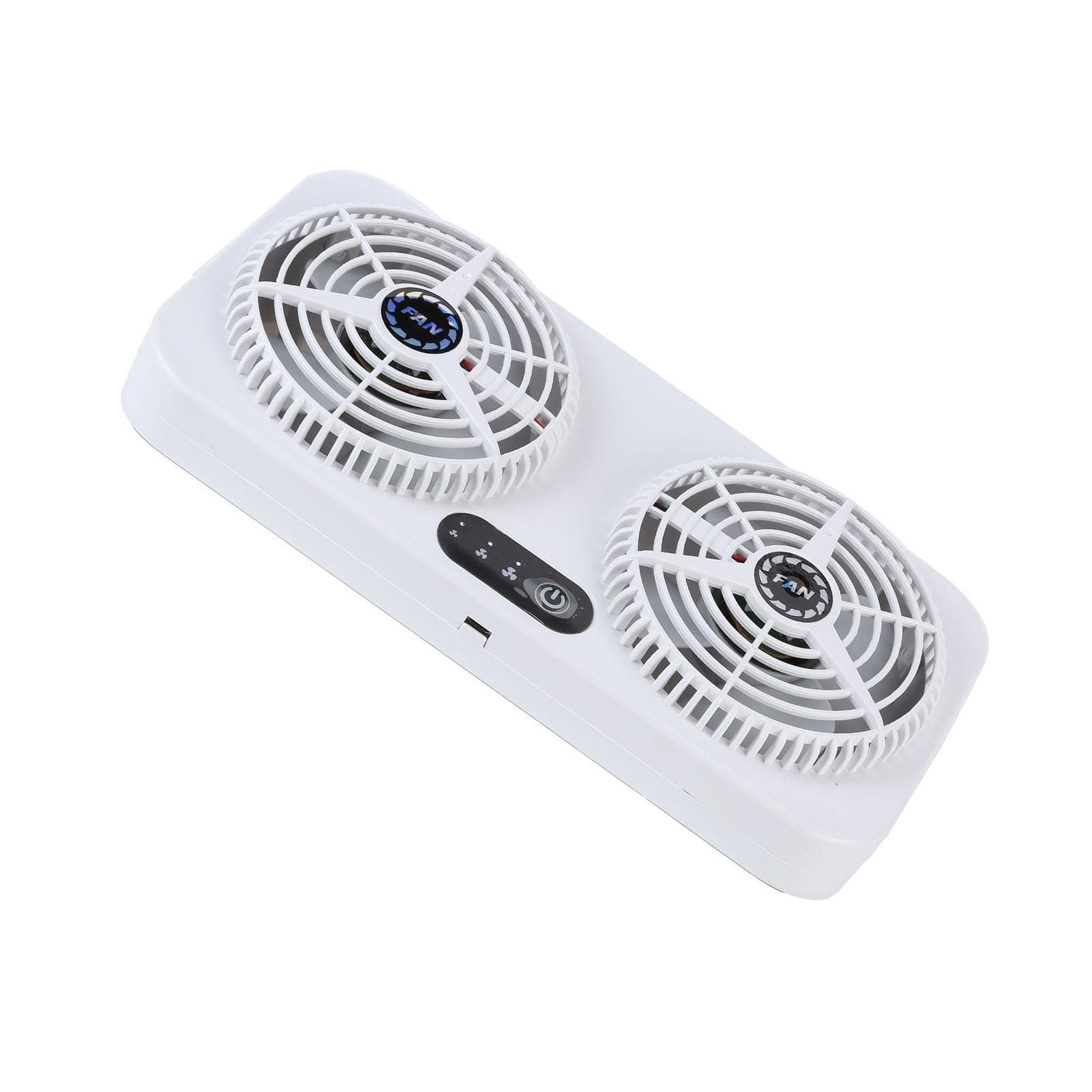 Air Vent Exhaust Fan 2.4V USB Charging 3 Level Adjustable Crush Heat Resistant for Home Automobile