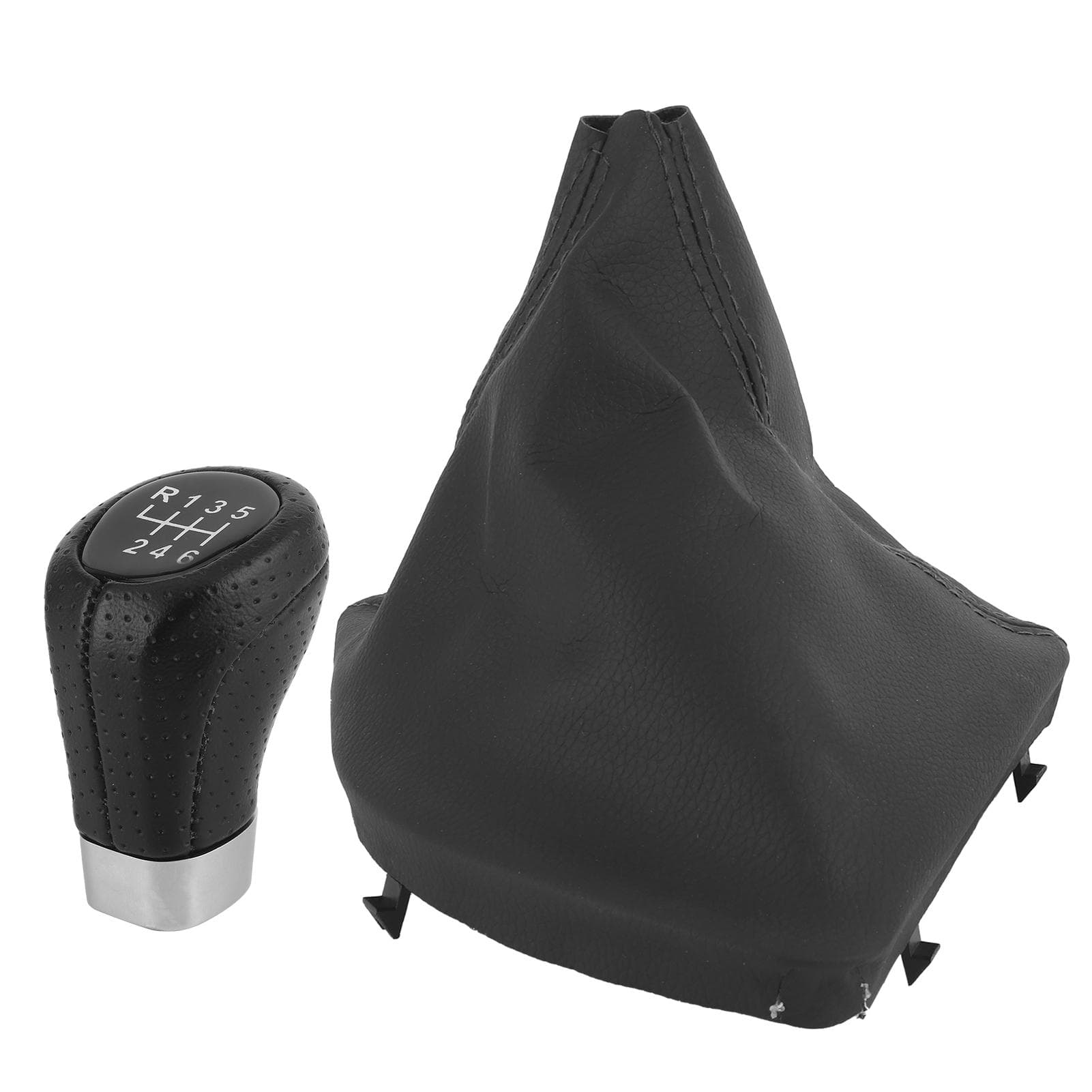 6 Speed Car Shift Knob with Dustproof Cover Fit for 3 Series E90E91E92 2004?2013 LHD