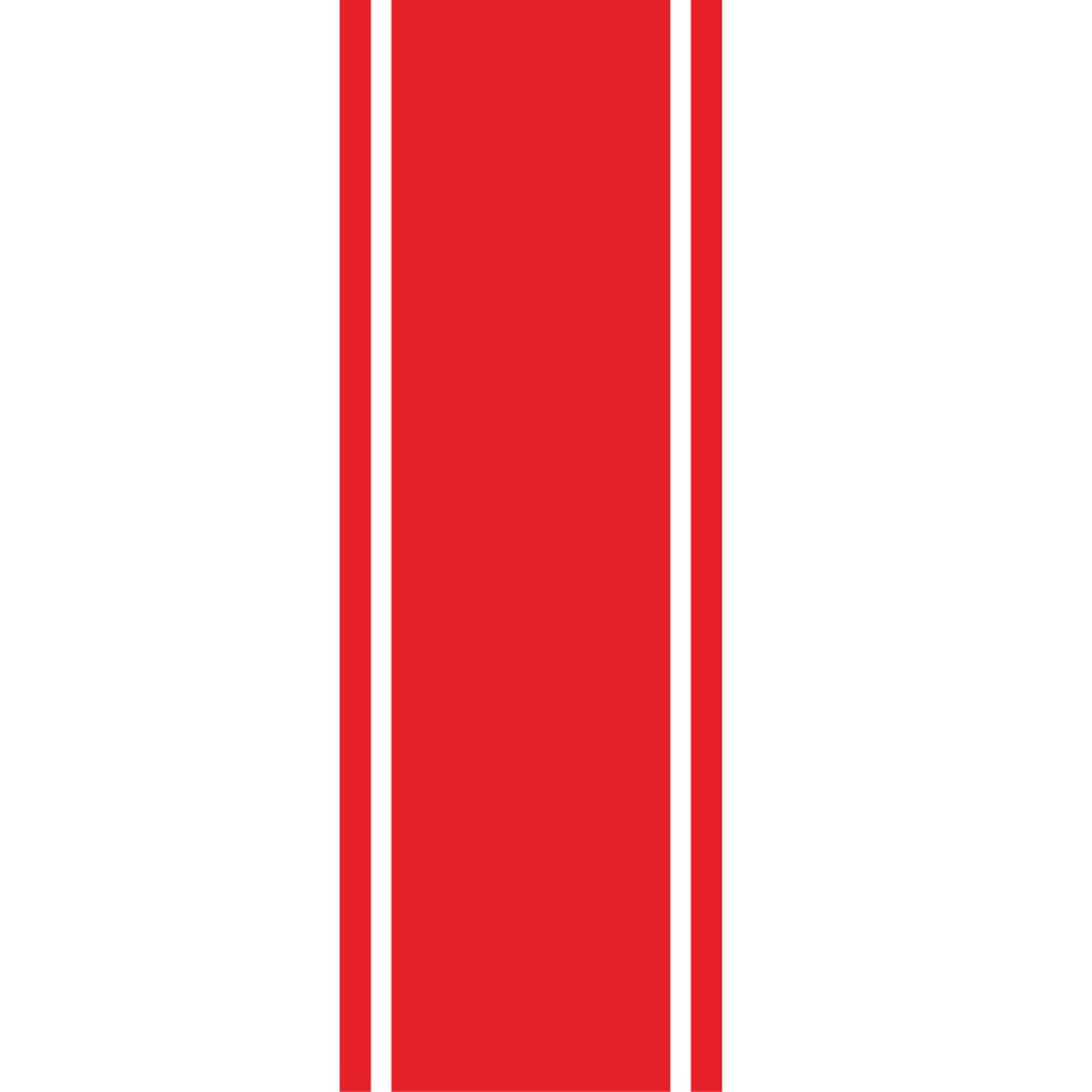 Car Hood Stripe Sticker Universal Auto Racing Stripes Body Side Vinyl Modified Stripe Decal red