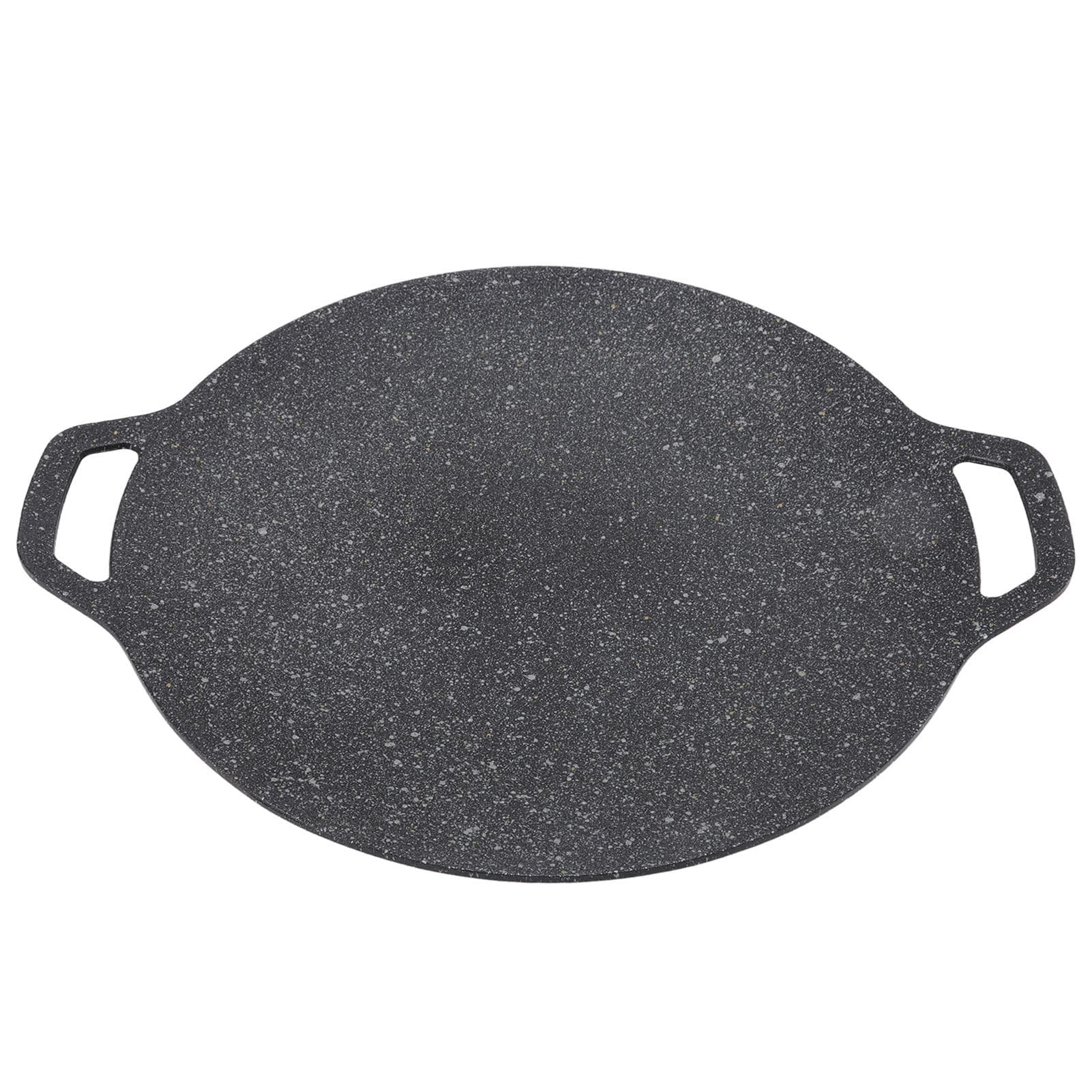 BBQ Pan Round Shape High Thermal Conductivity Aluminum Material Glossy Appearance Korean BBQ Grill 30cm / 11.8in