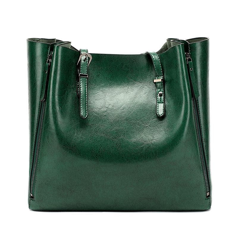 Spring Women's Simple Tote Bag, Single-shoulder Crossbody Casual Women's Bag, Large-capacity Handbag green