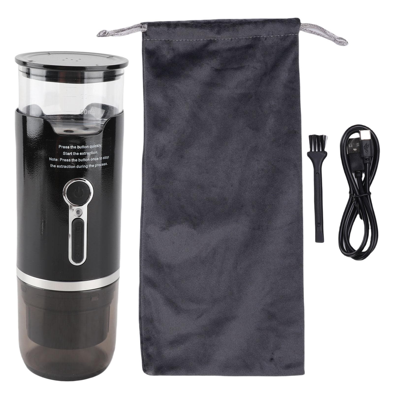 Travel Coffee Maker for Camping Car Coffee Maker Cordless Heating Automatic Coffee Machine L(for 6.5-9kg)