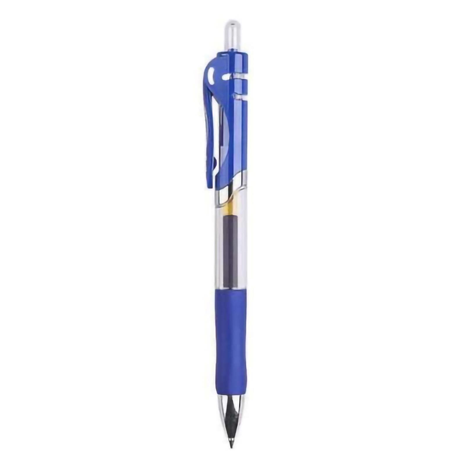 Retractable Gel Ink Pens Smoother Writing Comfortable Grip Large Capacity Signature Pen for Home 0.5mm/0.02in