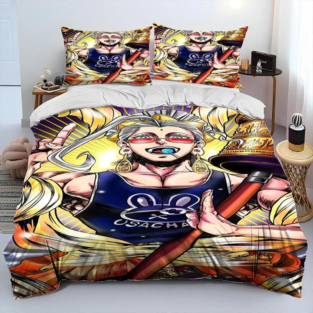 3D Print  Anime Record of Ragnarok Comforter Bedding Set Duvet Cover Bed Set Quilt Cover Pillowcase king Queen Size Bedding Set 70x133cm 2pcs