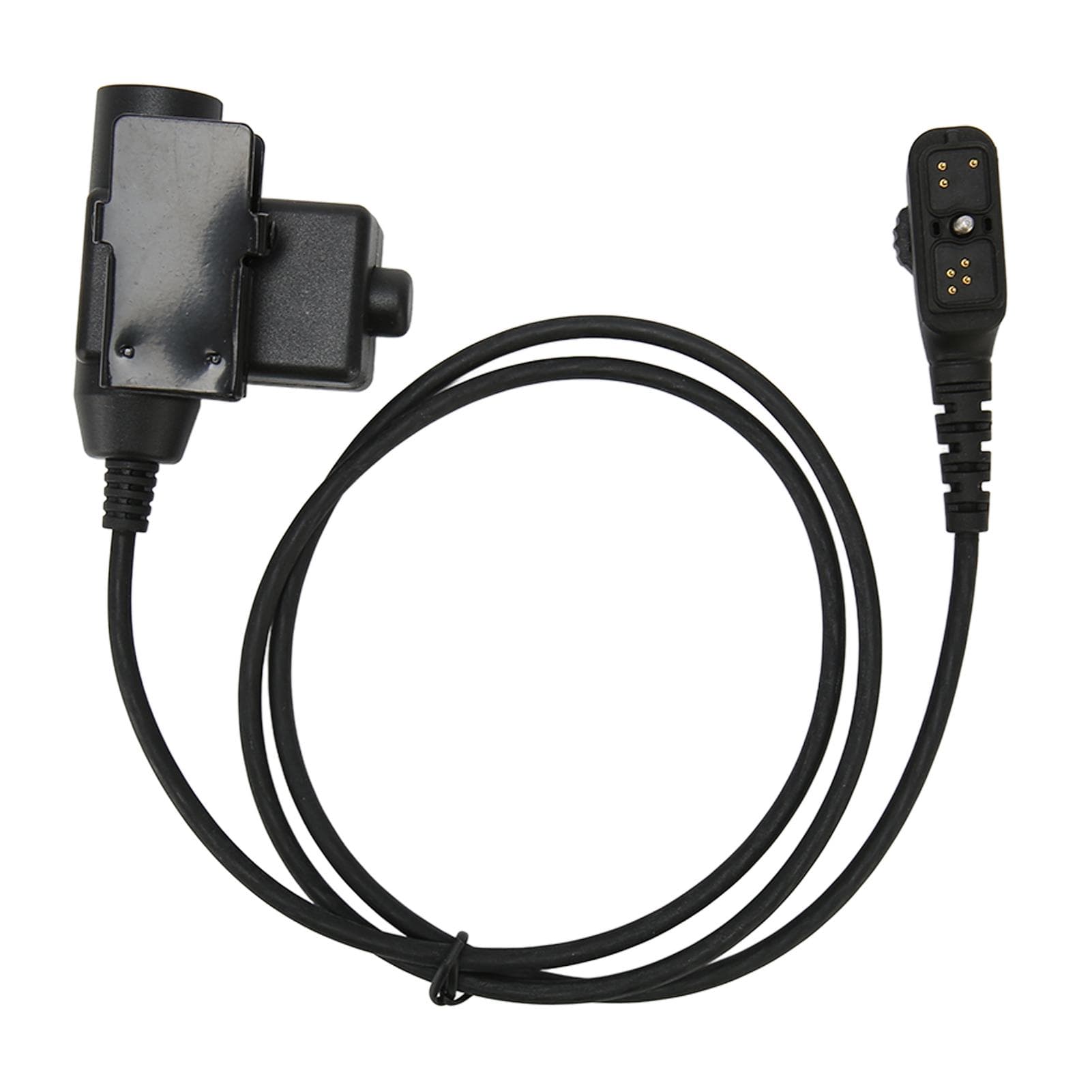 Walkie Talkie Headset Adapter Push to Talk U94 Handheld Headphone Adapter Replacement for Hytera