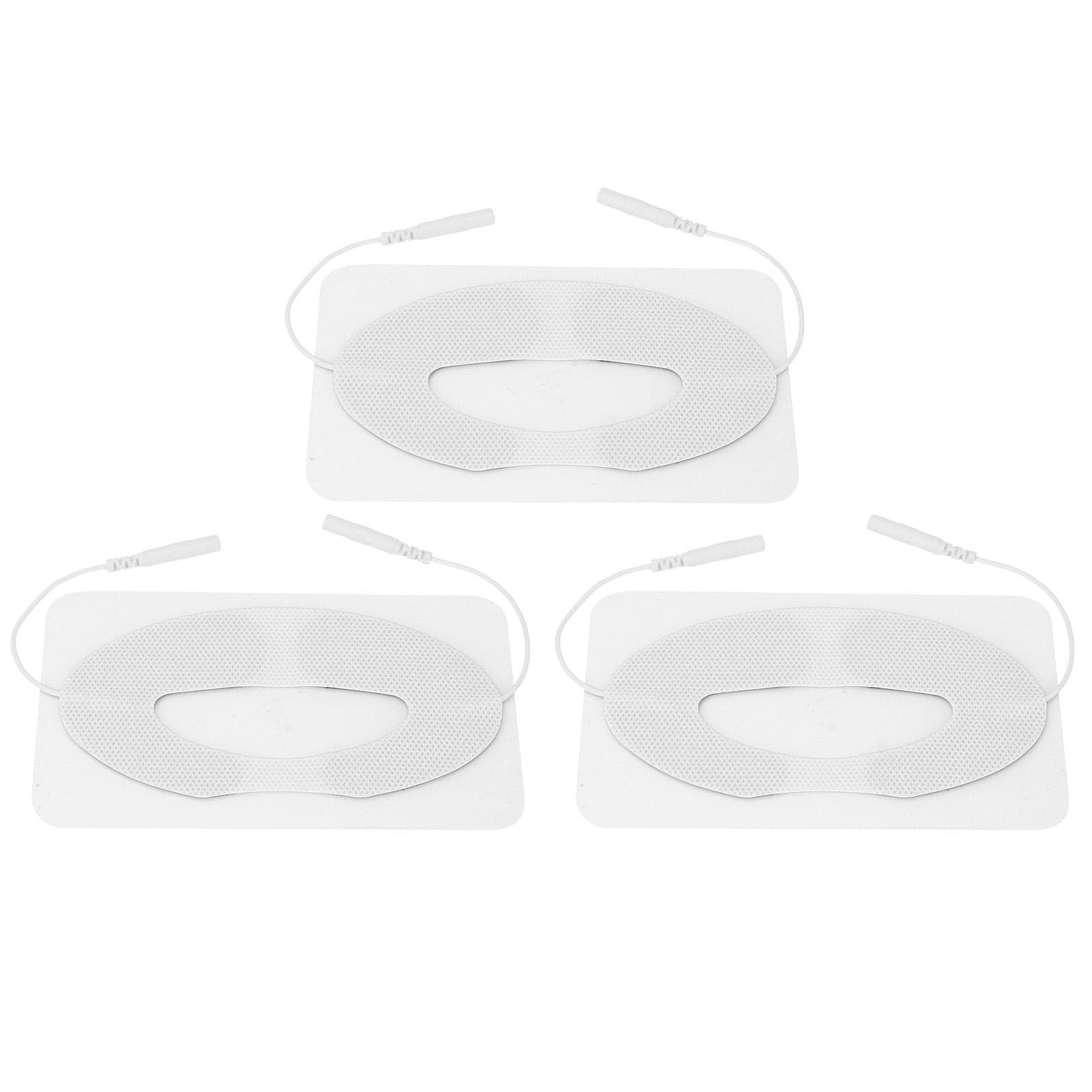 3pcs Lips Electrode Pad Non Woven Fabric Replacement Electrode Patch Accessory for Pulse Massager