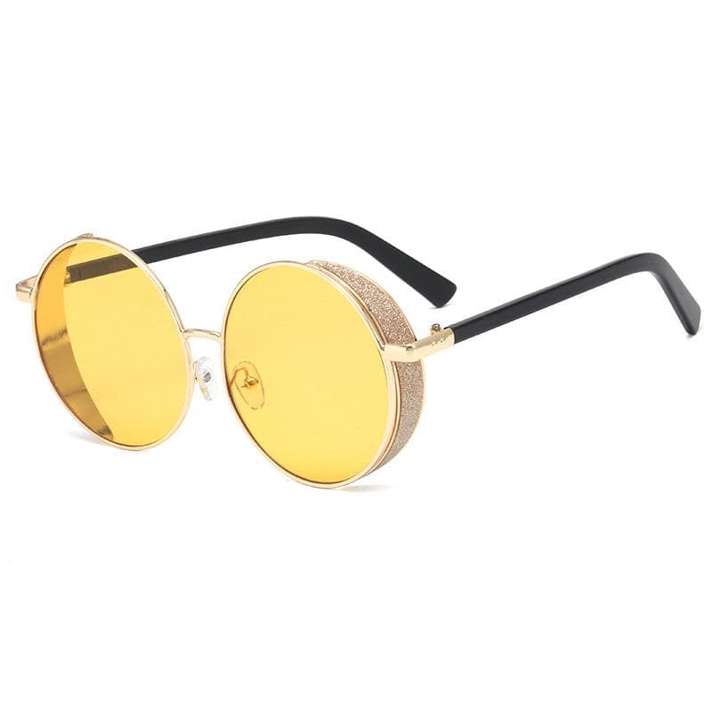 Vintage Round Sunglasses for Men Women Hip Hop Style Retro Hong Kong Fashion Sun Glasses Unisex
