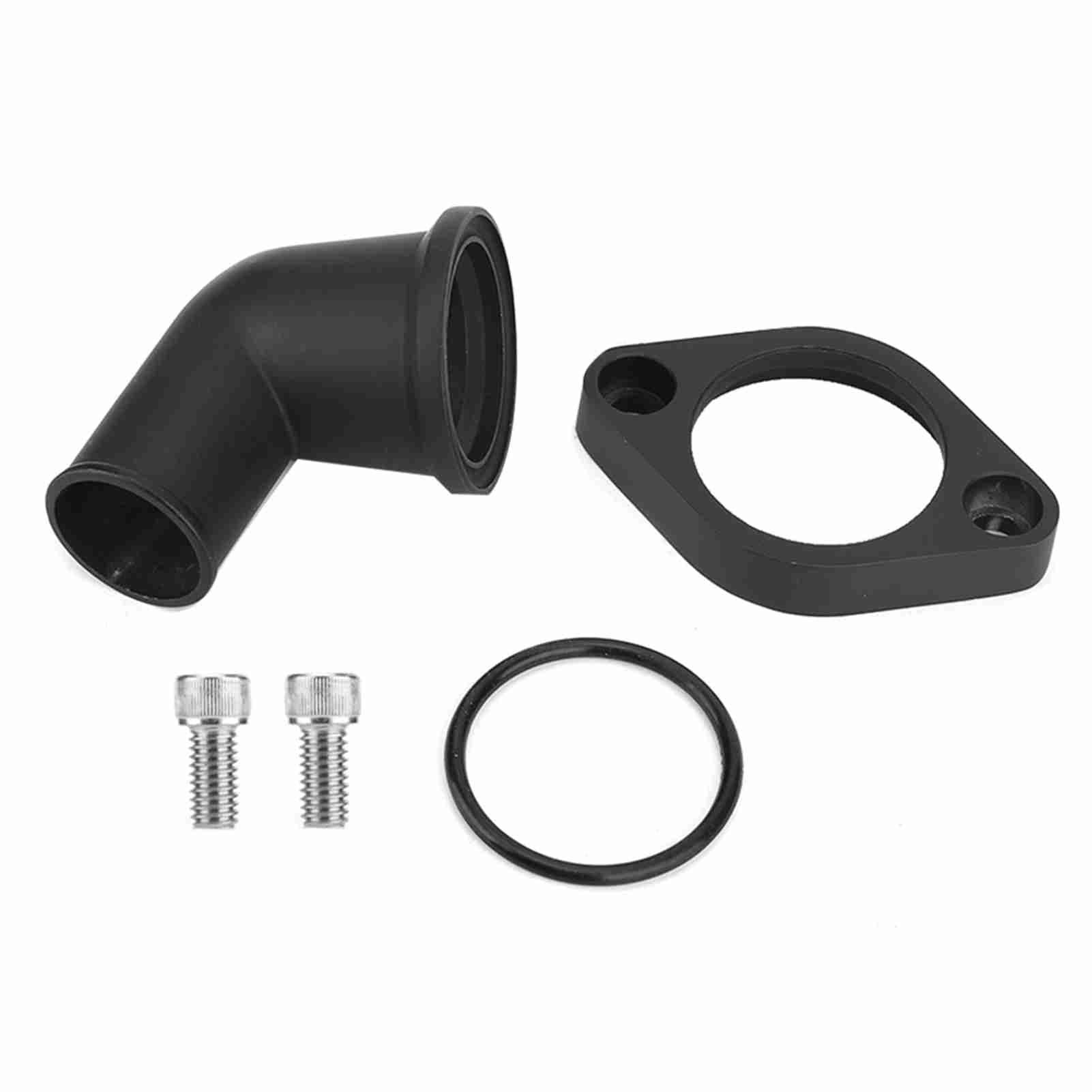 15 degrees Swivel Thermostat Housing Water Neck Fit for SBC & BBC Chevy Engines 283 302 305 327 8459BK