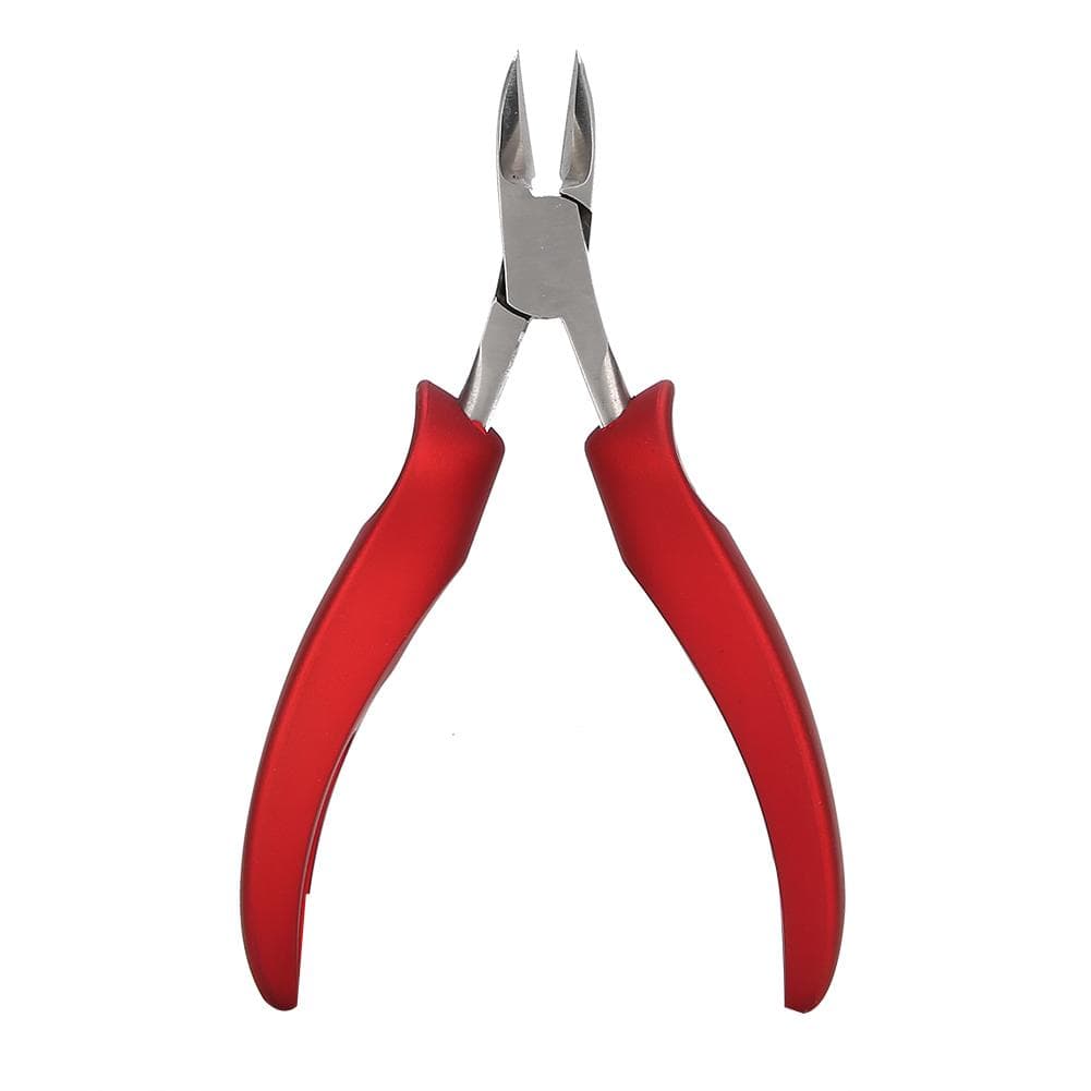 Stainless Toenail Clipper Cutter Dead Skin Removal Nipper Cuticle Pedicure TrimmerRed