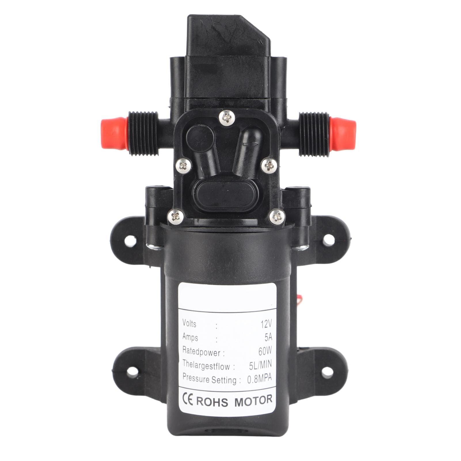 DC 12V Water Pump High Pressure 116Psi Self Priming Caravan Camping Boat white