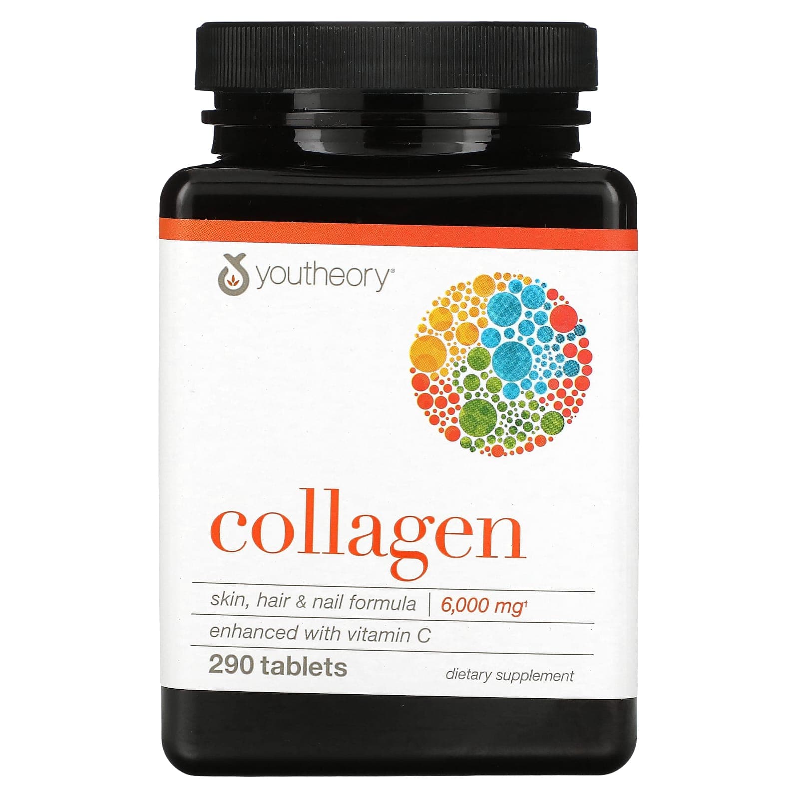 Youtheory, Collagen, 6,000mg, 290 tablets