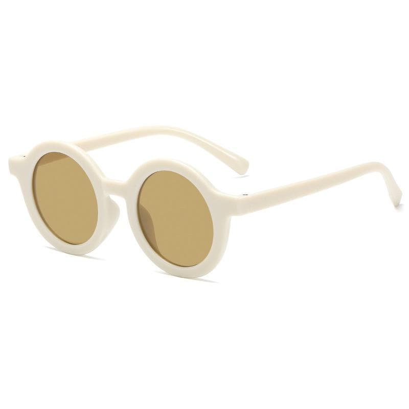 New Fashion Kids Round Sunglasses UV400 Protection Vintage Style Cute Pure Color for Boys Girls Children Classic MULTI