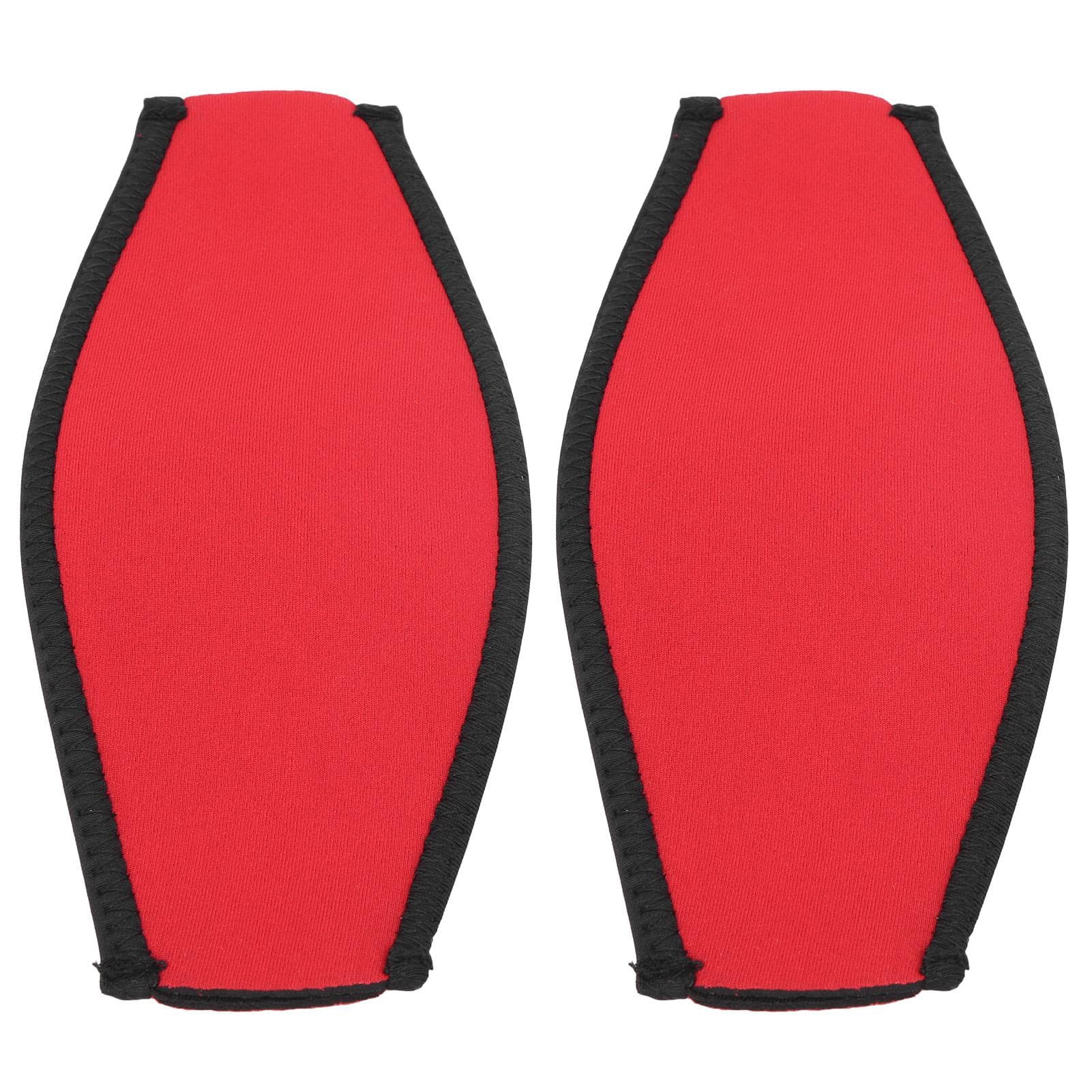 2pcs Diving Slap Mirror Strap Cover Underwater Dive Snorkeling Snorkel Cover Hair ProtectorRed