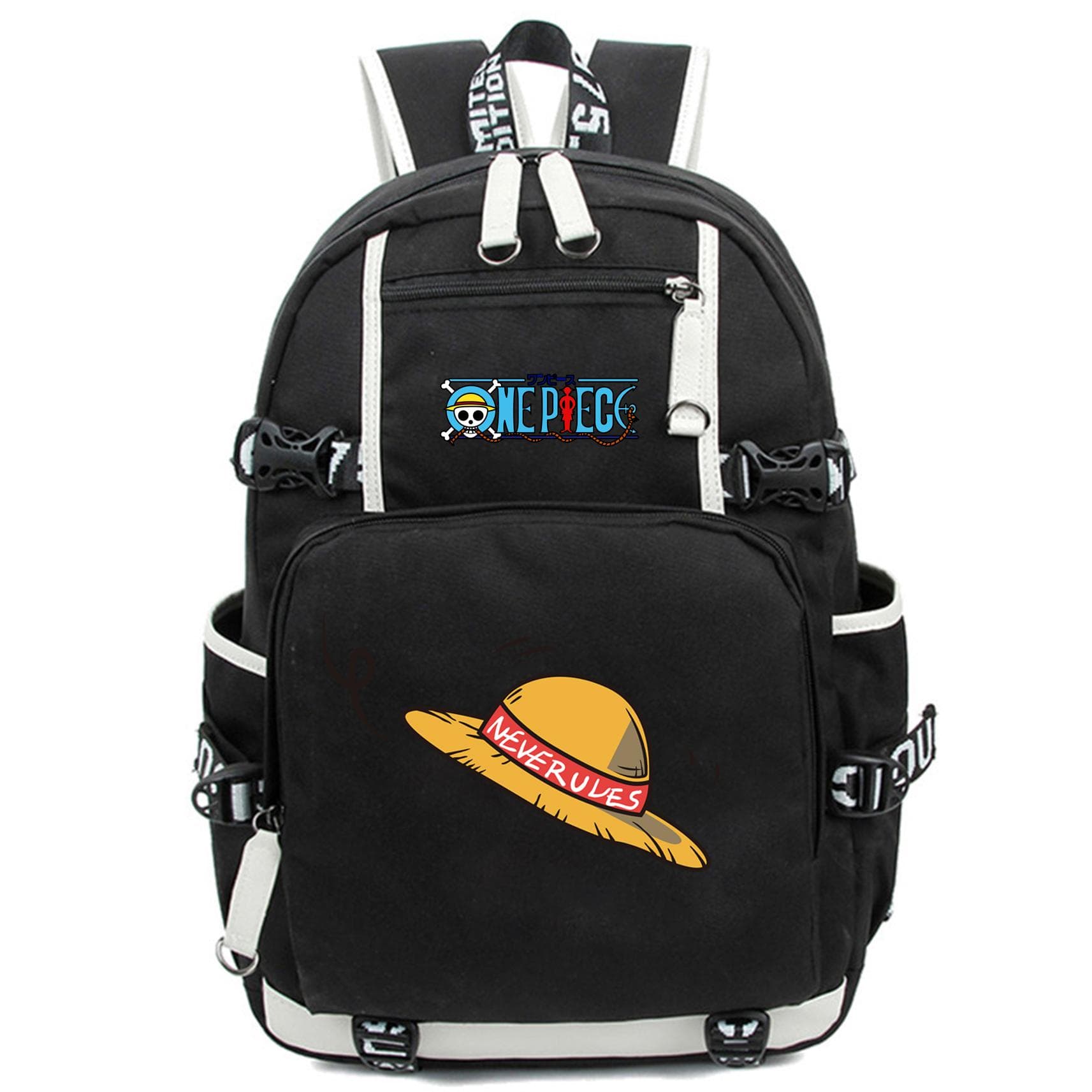 Anime One Piece Backpack for Teen Boys Girls Back To School Backpack Student Luffy Schoolbag Men Women Leisure Usb Travel Bags