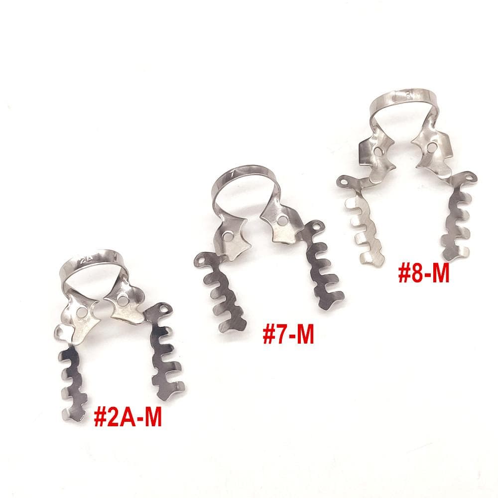 Dental Multi-Funtional Rubber Dam Clamp Dental Special Clips Clamps Stainless Steel Dentist Ortho Material Tool 3 pieces mixed