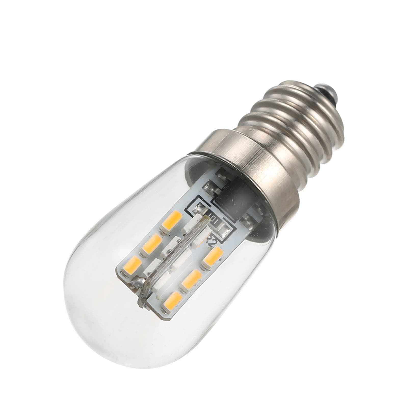 AC220V LED Mini Refrigerator Light Fridge Lamp E12 Bulb Base Socket Holder SMD3014