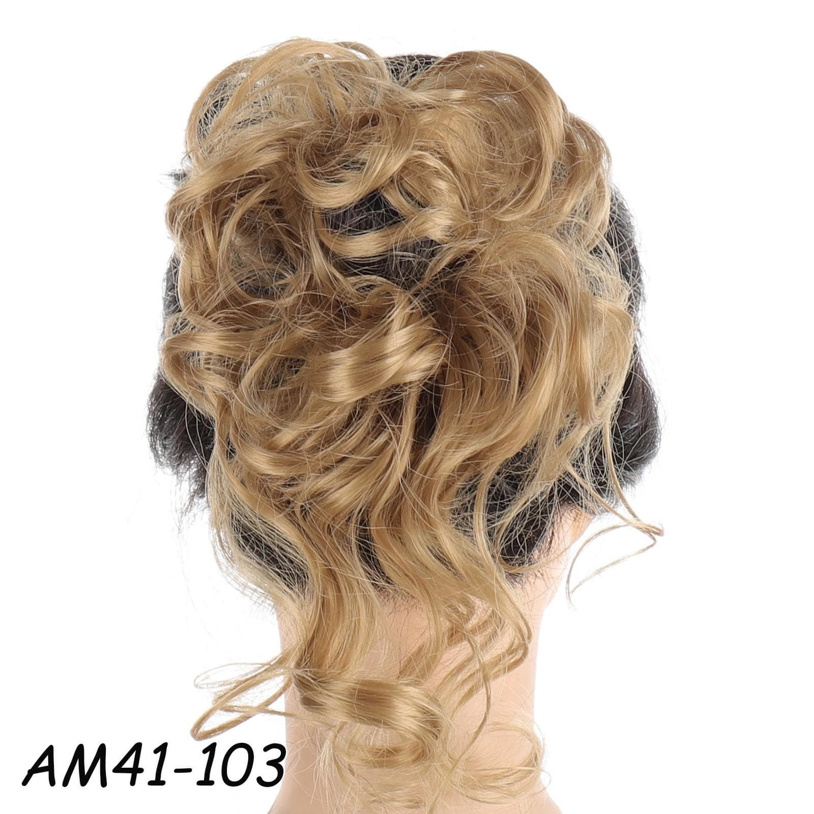 Synthetic Hair Bun Hair Bun Messy Curly Hair Band Elastic Crispy Wig Piece Ladies Hairpin Black Brown