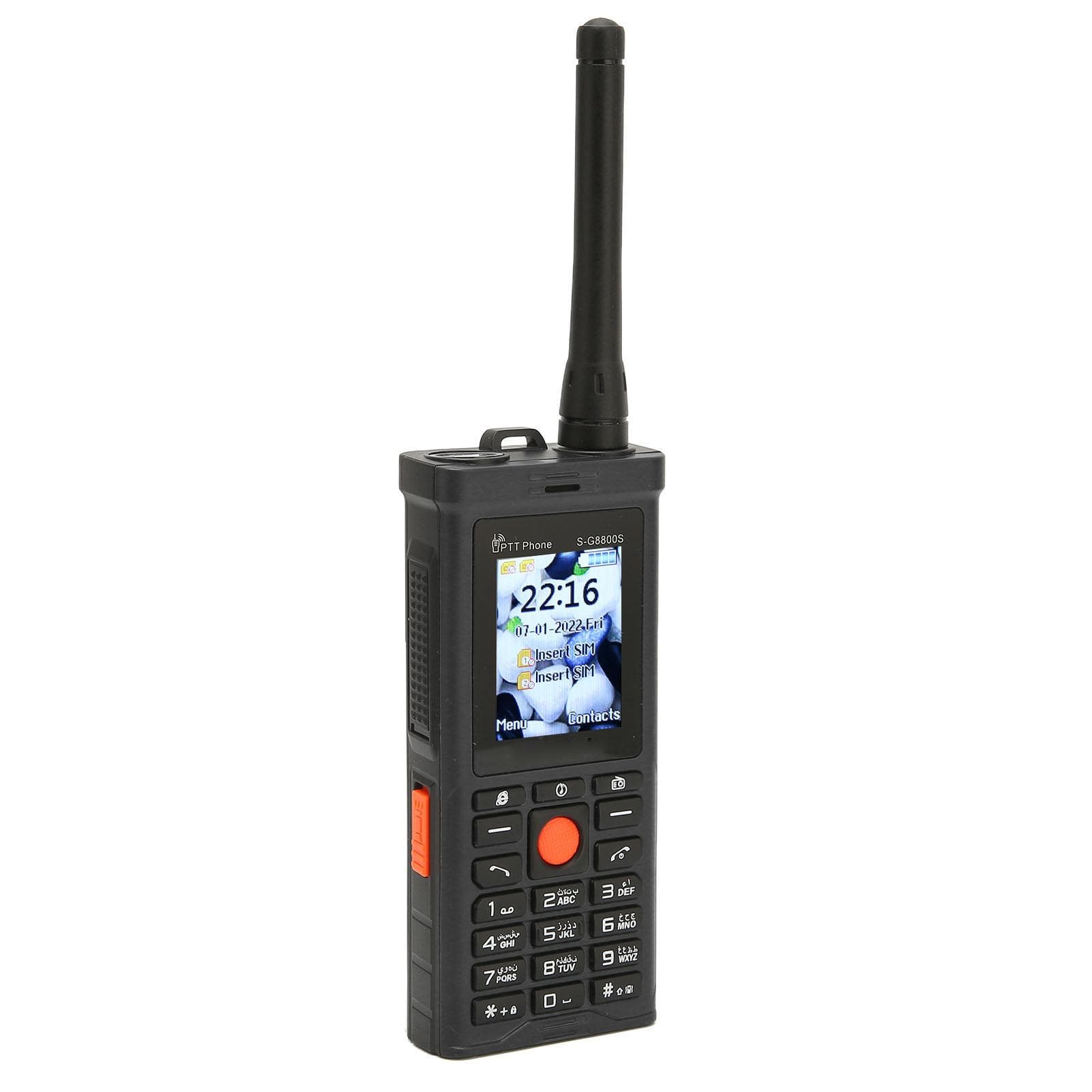 Mobile Phone 2G Unlocked 1800mah Super Long Standby Dual Card Dual Standby Big Button for Older US Plug black