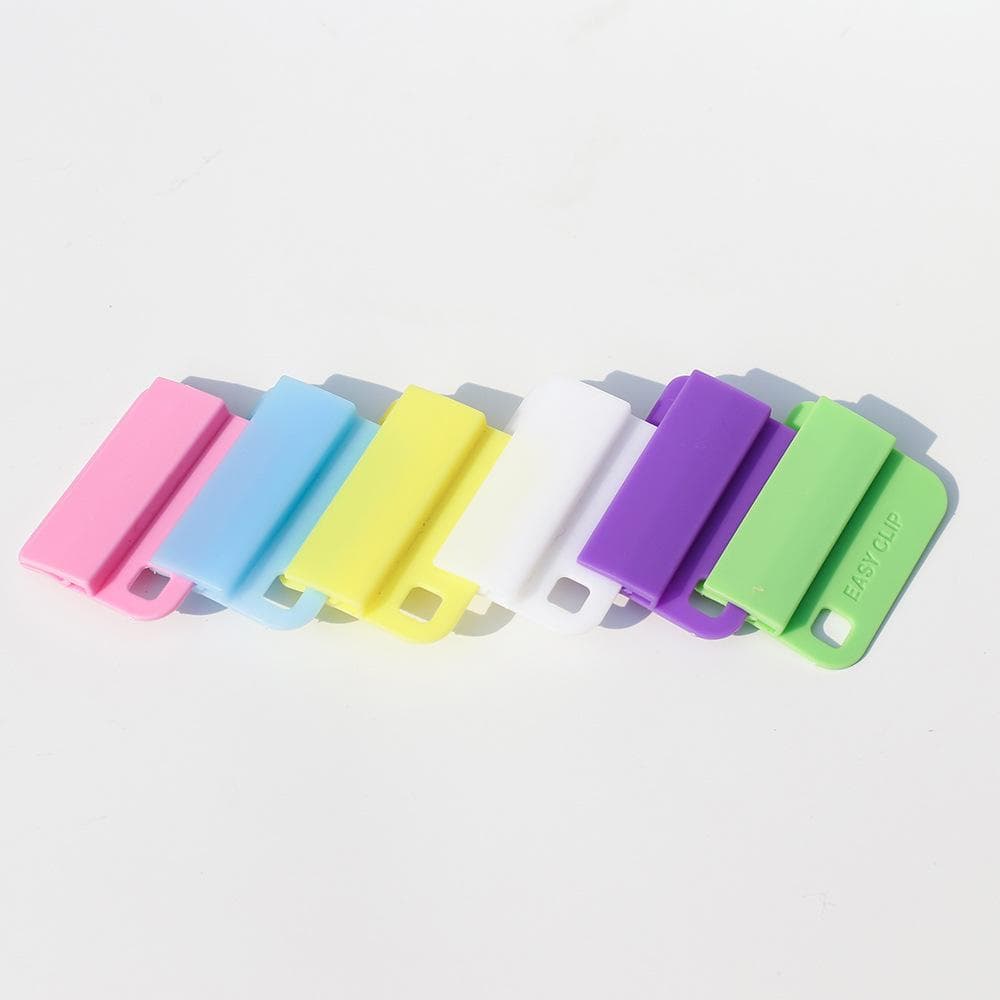 6pcs/lot Cute Paper Clips Kawaii Stationery Notebook Index Holder Journals Planner Clips Bookmarks for Book School Supplies multicolour