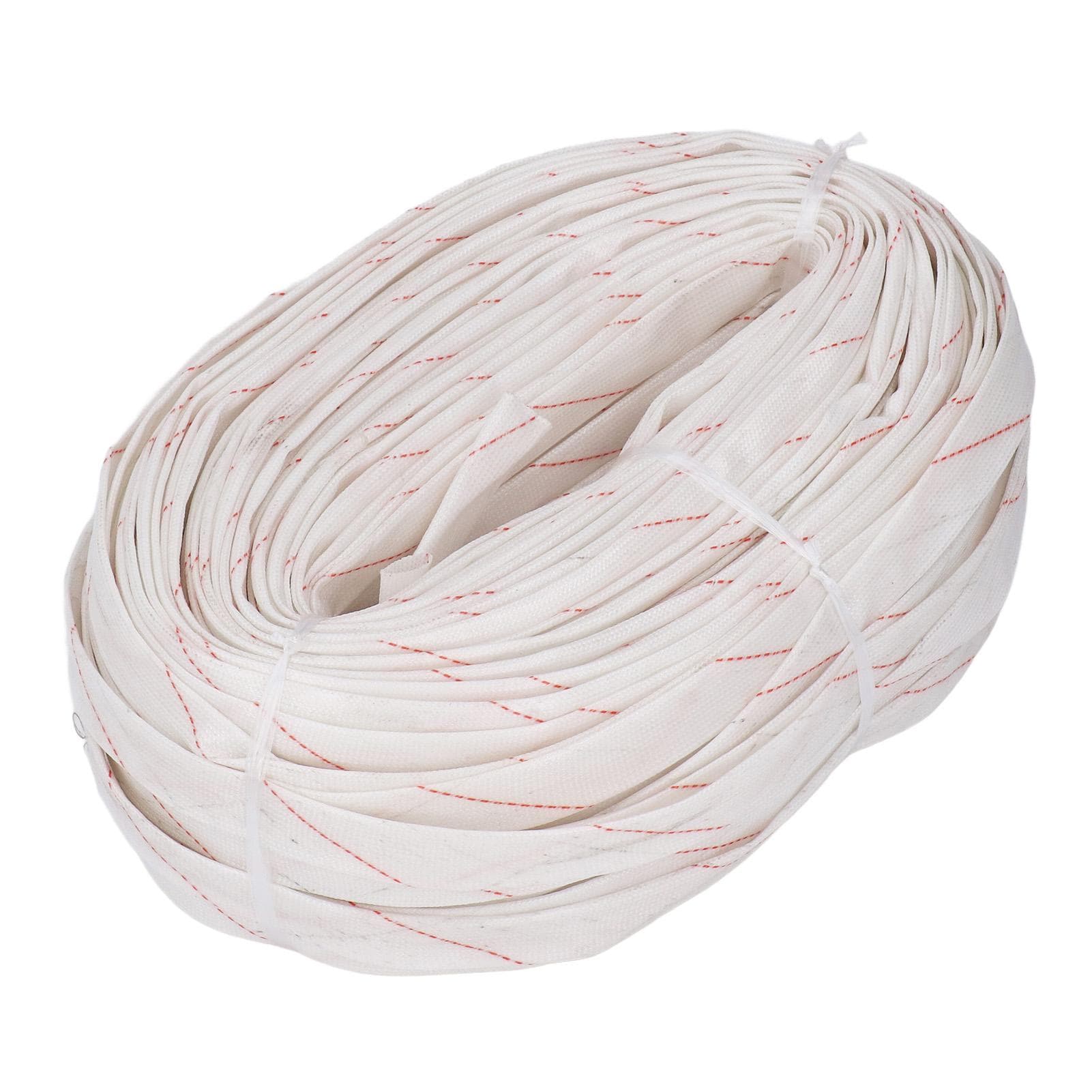 Fiberglass Sleeve PE Resin Coating Heat Shielded Insulation Braid Sleeving for Wire Hose 100m