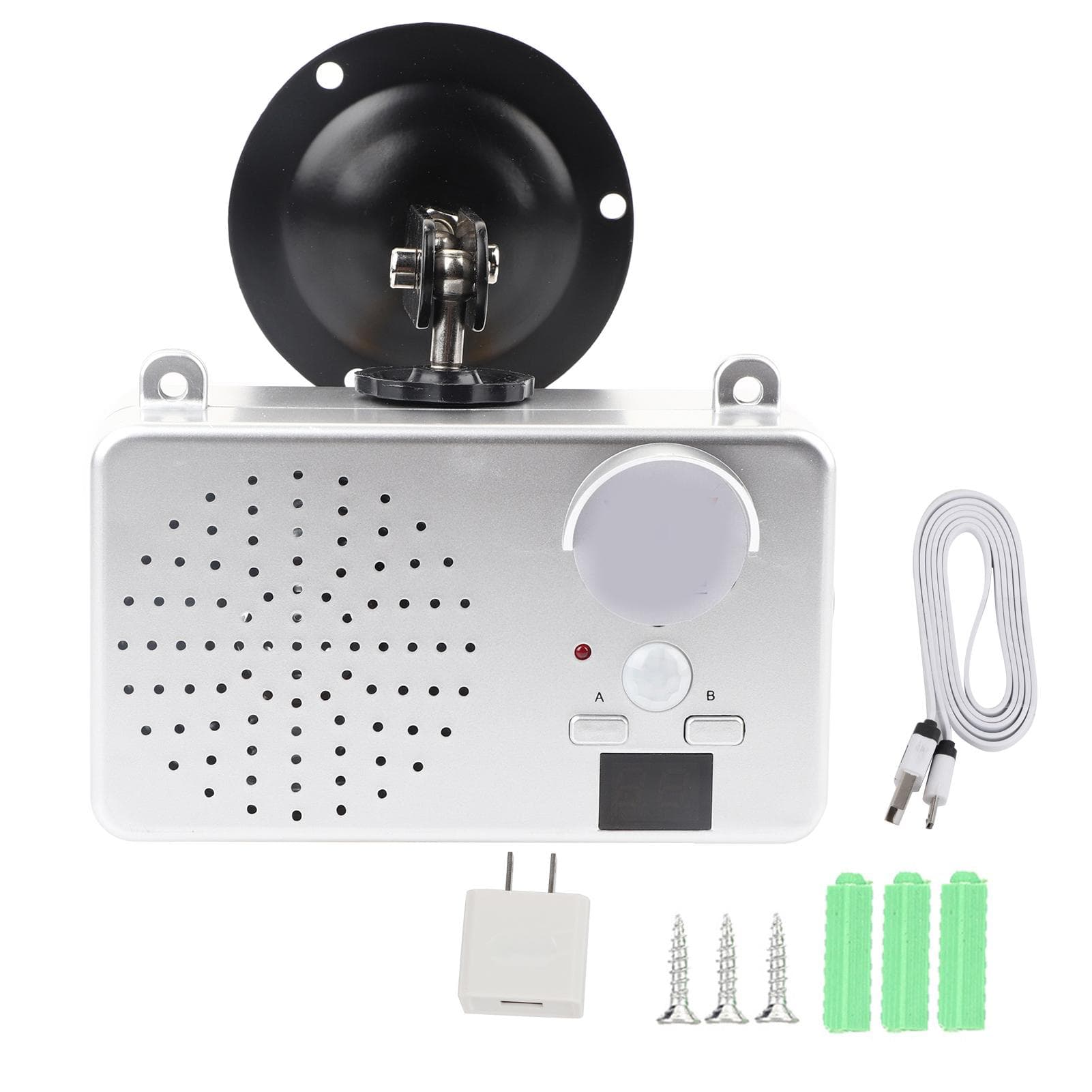 Voice Prompter Warning Waterproof Infrared Body Sensor for Construction Site Shop Entrance Trash