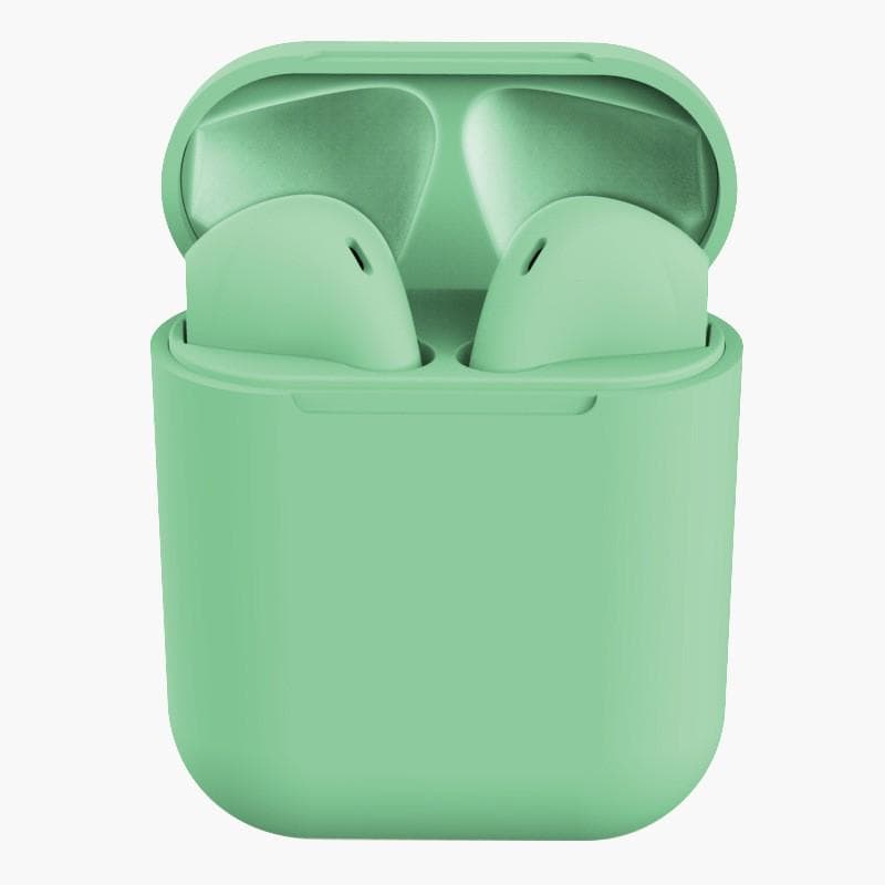 Macaron InPods 12 i12 TWS Wireless Earphone Bluetooth HiFi Sports Earphones for IPhone Xiaomi Samsung green
