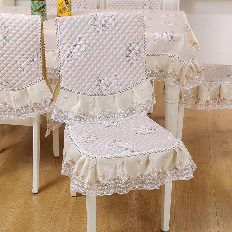 Dining Chair Covers Home Anti-dirty Cushion European Jacquard Chair Cover Cushion Household Chair Cushion Universal Home Decor chair cover 1set