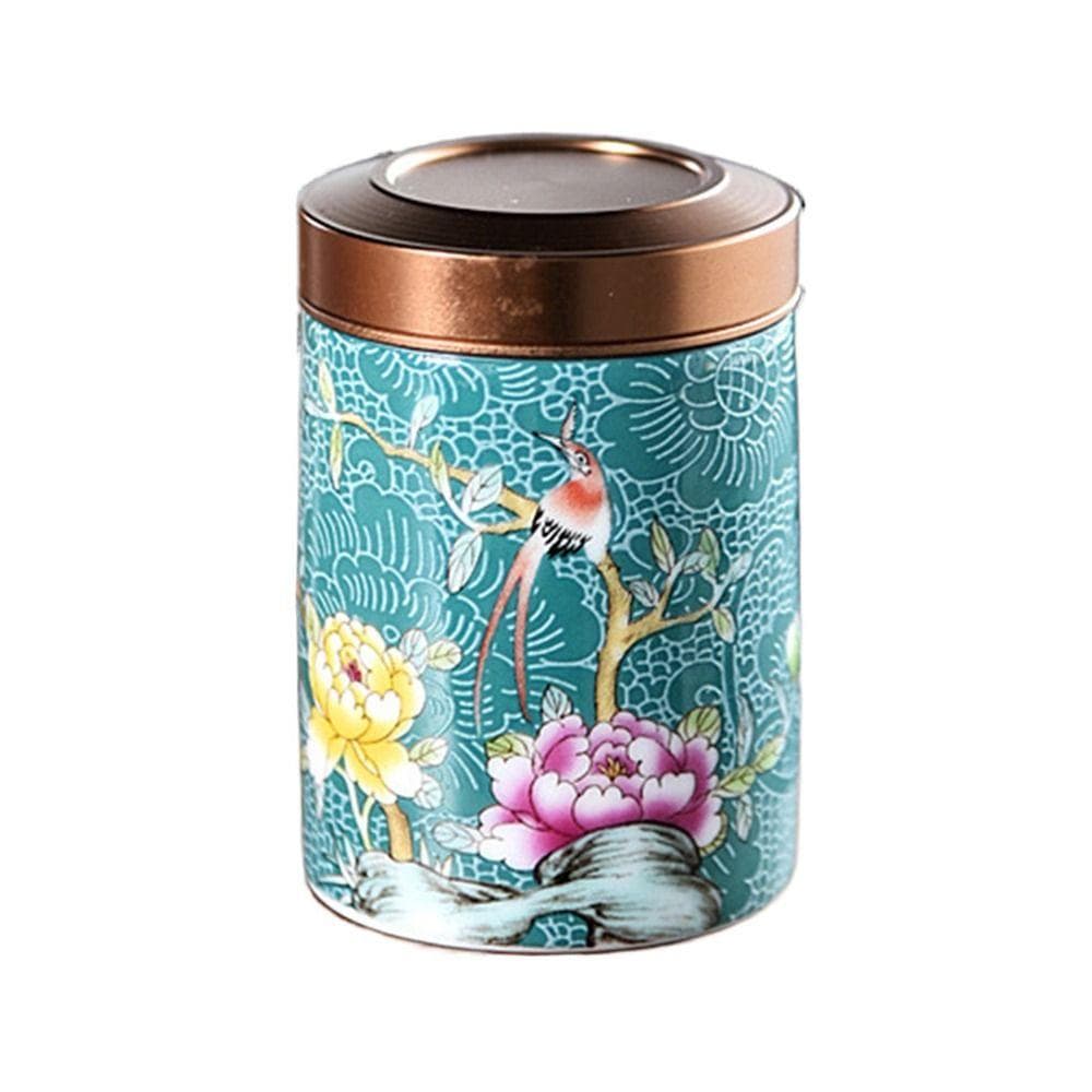 Ceramics Tea Storage Container Sealed Tea Storage Jar Gift Versatile Storage Can  Home Decoration Style 7