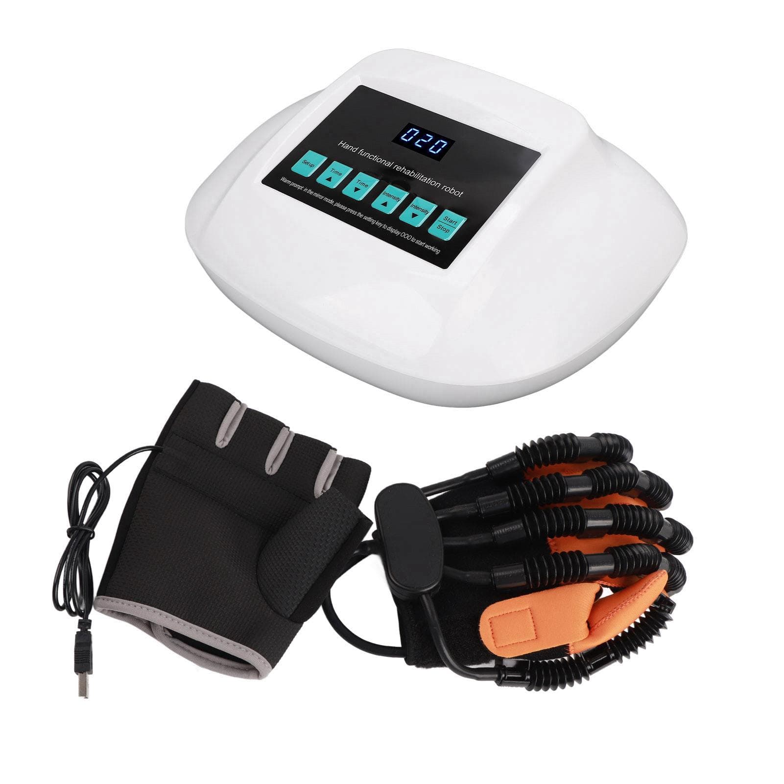 Rehabilitation Robot Gloves Left Hand Mirroring Right Hand Trainer Robot Gloves L