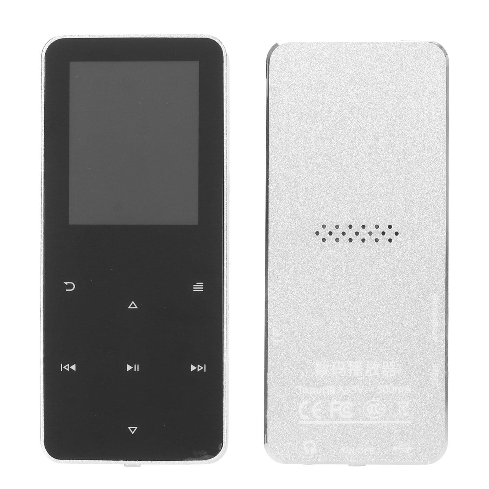 MP3 Player Bluetooth 4.2 1.8in Color Screen Touch Key Video Play Portable Music Player with Speaker 16GB