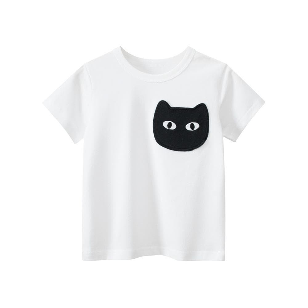 New Summer Style Children's Clothing, Girls' T-shirts, Short-sleeved Baby Clothes 140cm