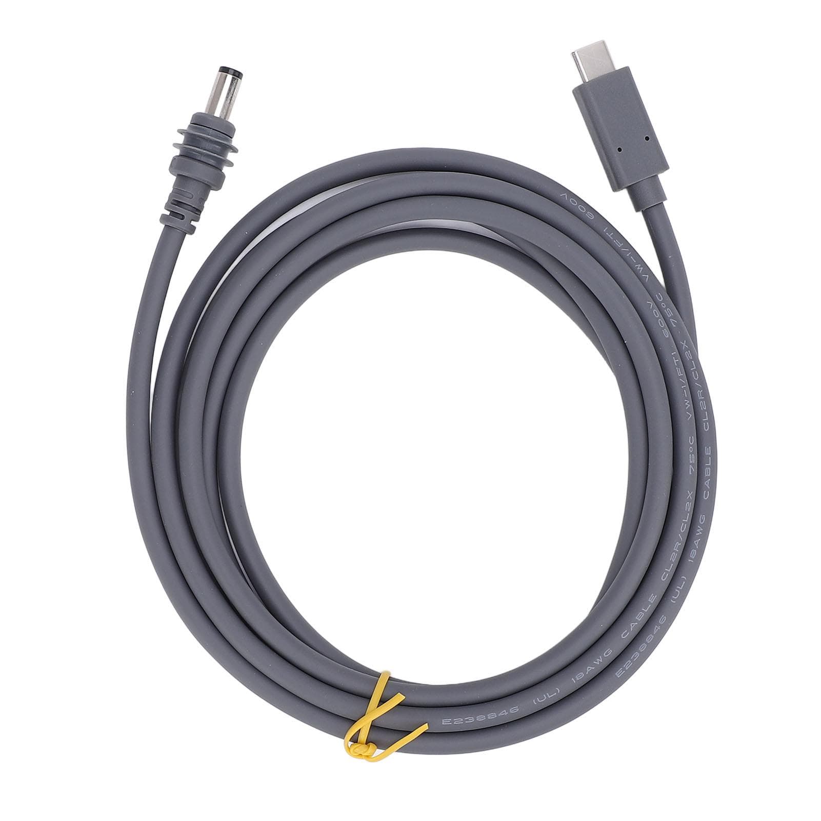 Type C Input to DC 20V 5A Cable 32.8ft Portable Flexible Power Charging Cord for Mini 100W PD