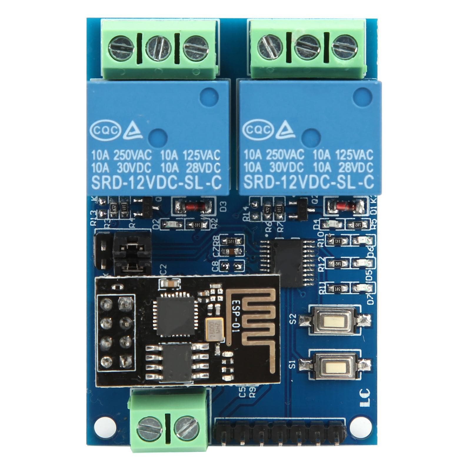 2?Way WiFi Relay Module for Android Mobile Phone APP Wireless Remote Control Switch 12V ESP8266