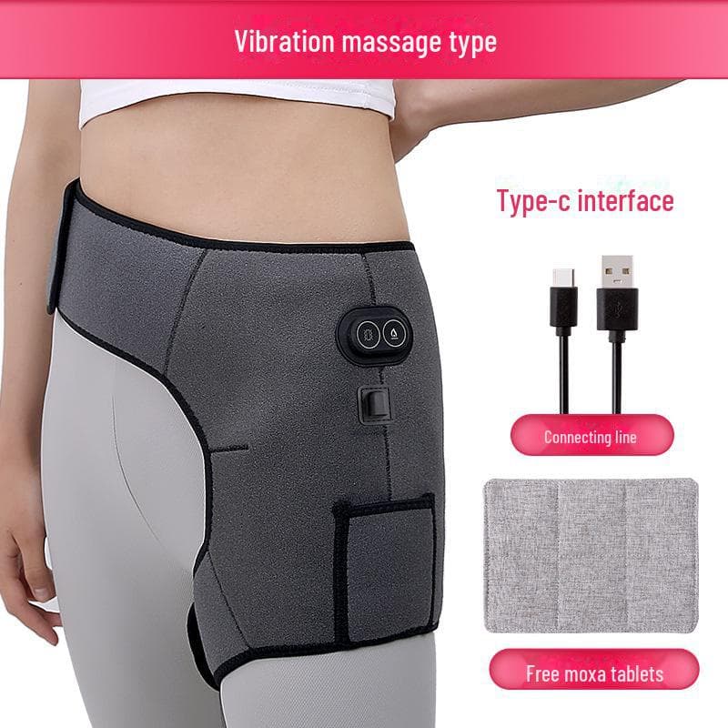 Heated Hip & Thigh Pain Relief Massage Belt Vibration massage model without power bank