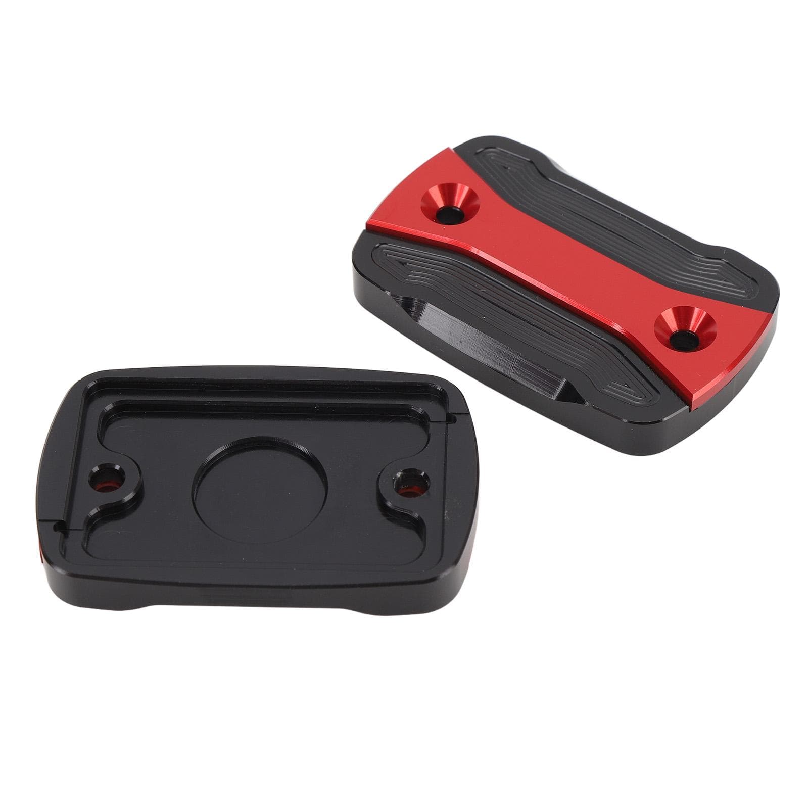 Pair of Motorcycle Brake Fluid Reservoir Cap Aluminium Alloy for XMAX 300 125 250 20172023 Dark red