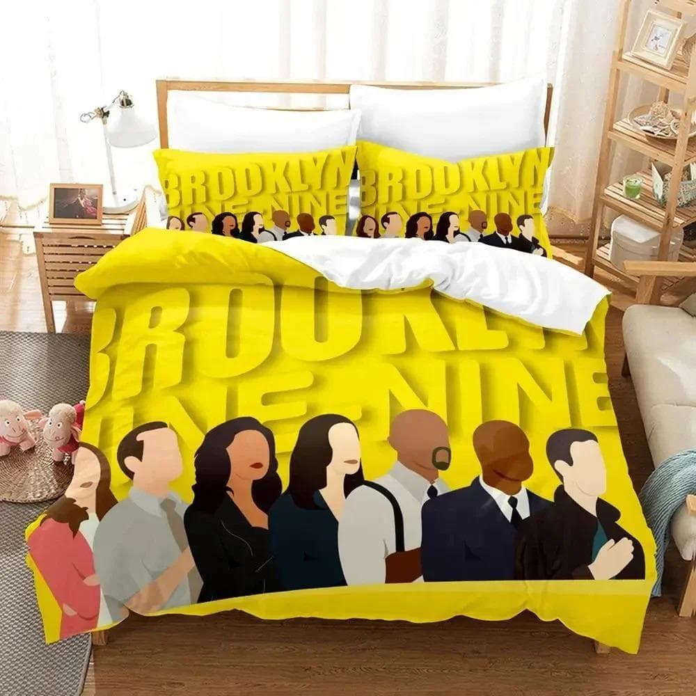 TV Trend Brooklyn Nine-Nine Bedding Set Duvet Cover Bed Set Quilt Cover Pillowcase Comforter king Queen Size Boys Adult 70x133cm 2pcs