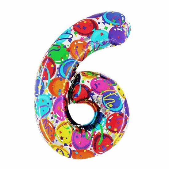 40 Inch Aluminum Foil Number Balloon Colorful 2024 New Year Large Size Balloon Celebration Decoration Party Supplies 6