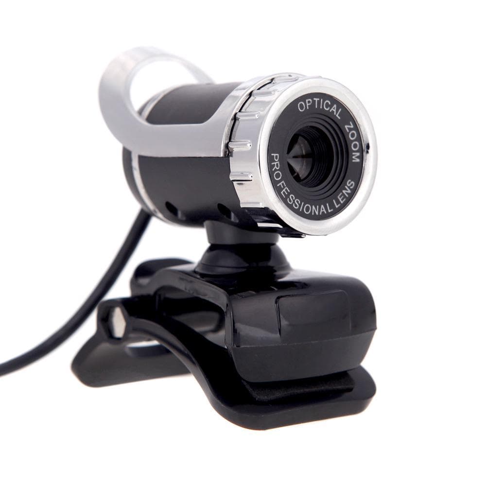 Desktop Webcam USB 2.0 Web Cam Laptop camera Builtin Soundabsorbing Microphone Video Call Webcam silver