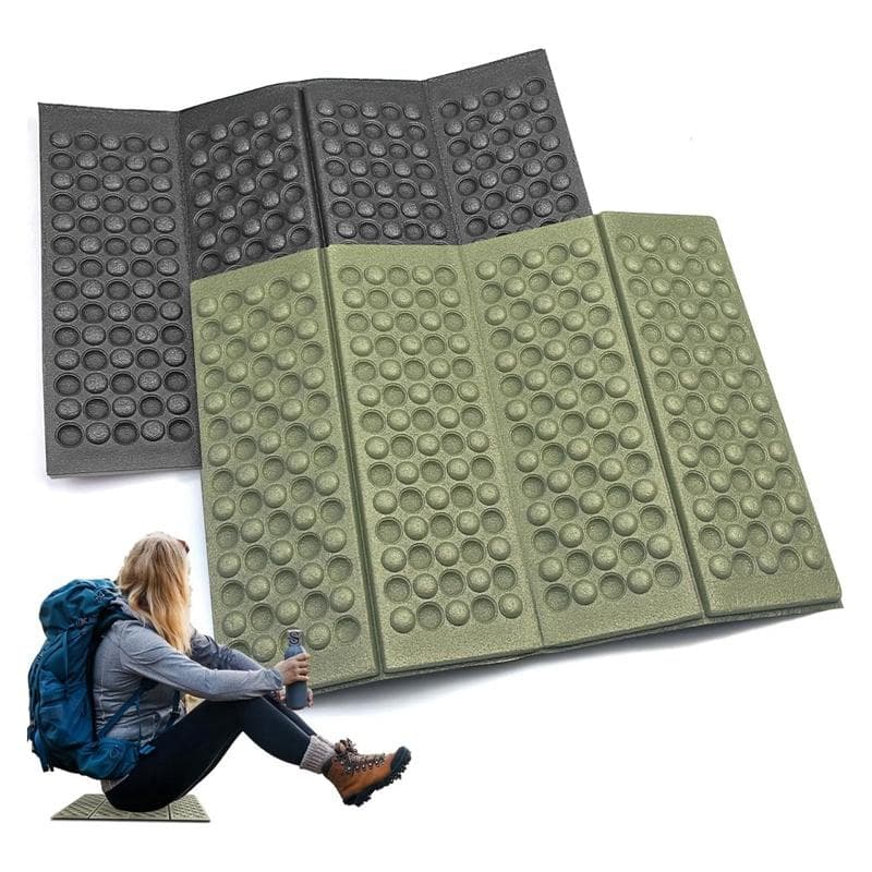 1PC Seat Cushion Outdoor Foldable Thermal Seat Pads Outdoor Foldable Seat Mat Waterproof Portable for Outdoor Playground Garden green