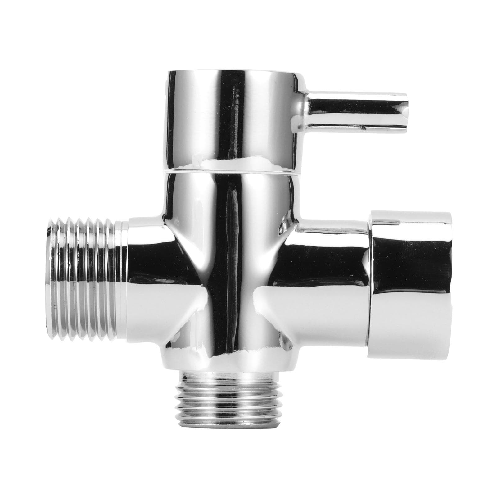 3Way Faucet Diverter Valve Bathroom Shower Parts for Handheld Showerhead Fixed Spray Head3/8 Water