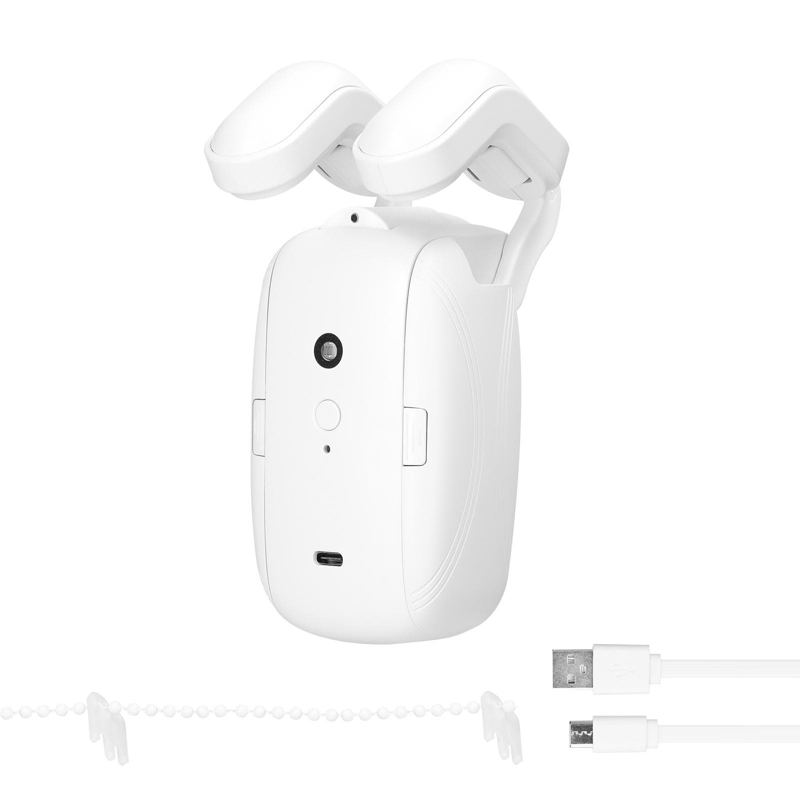 Tuya BT Intelligent Curtain Motor Electric Curtain Robot Automatic Opener No Wiring Support APP 1PC white