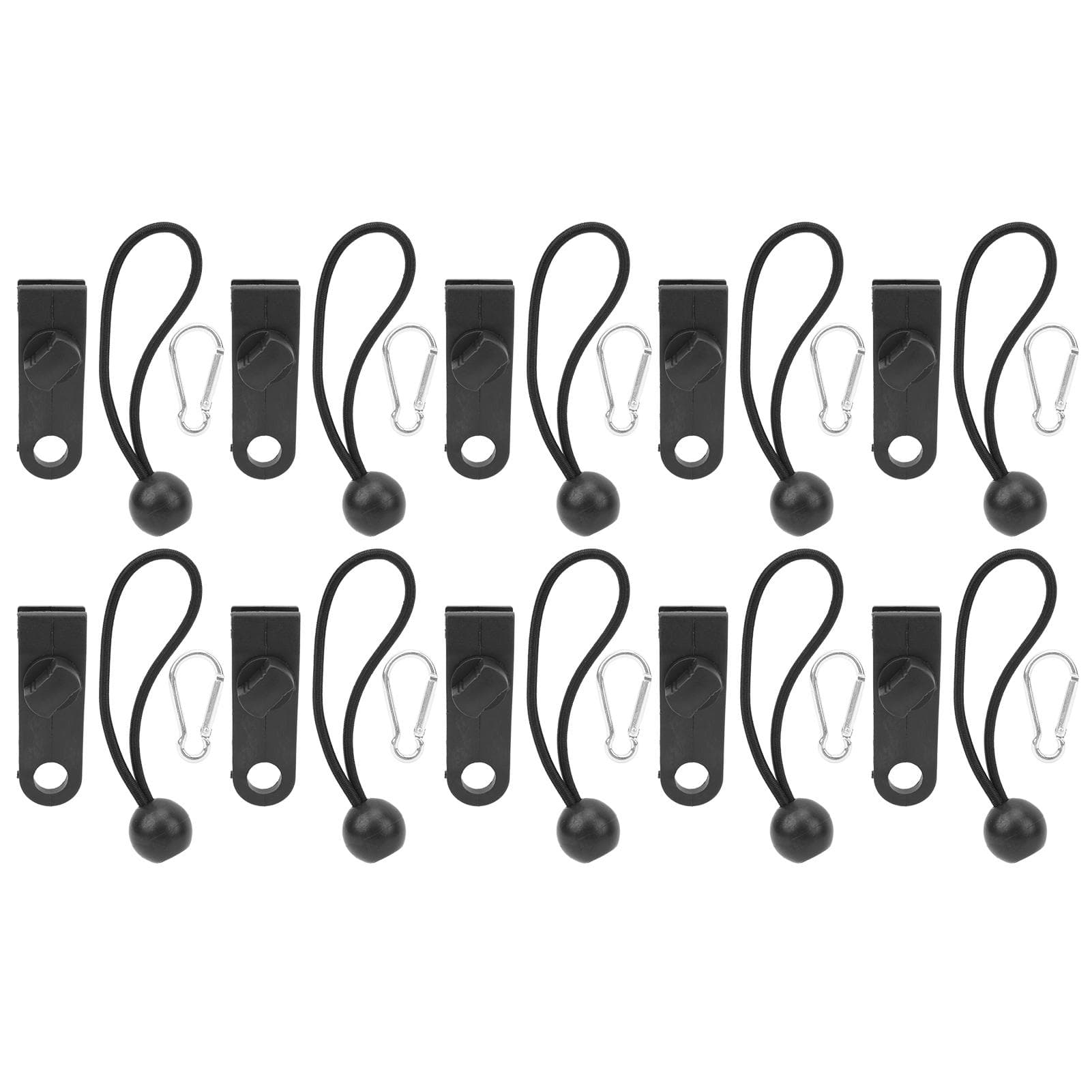 10pcs Tent Pull Point Clip Outdoor Camping Hook Buckle Windproof Rope Clamp Tent Accessory