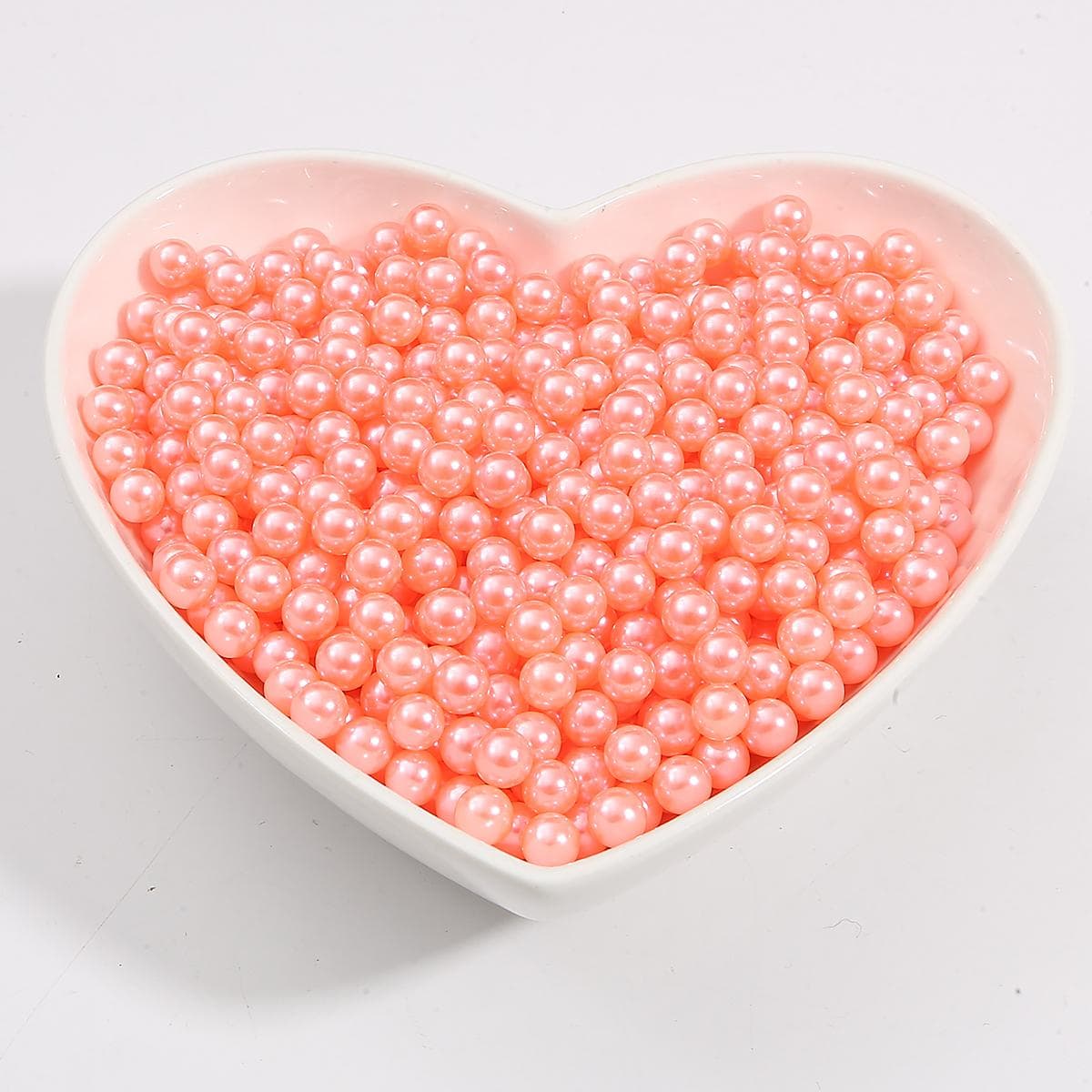 2-18mm No Hole Multi Color Round Plastic ABS Imitation Pearl Beads for DIY Jewelry Making 4mm 500pcs outrageous orange
