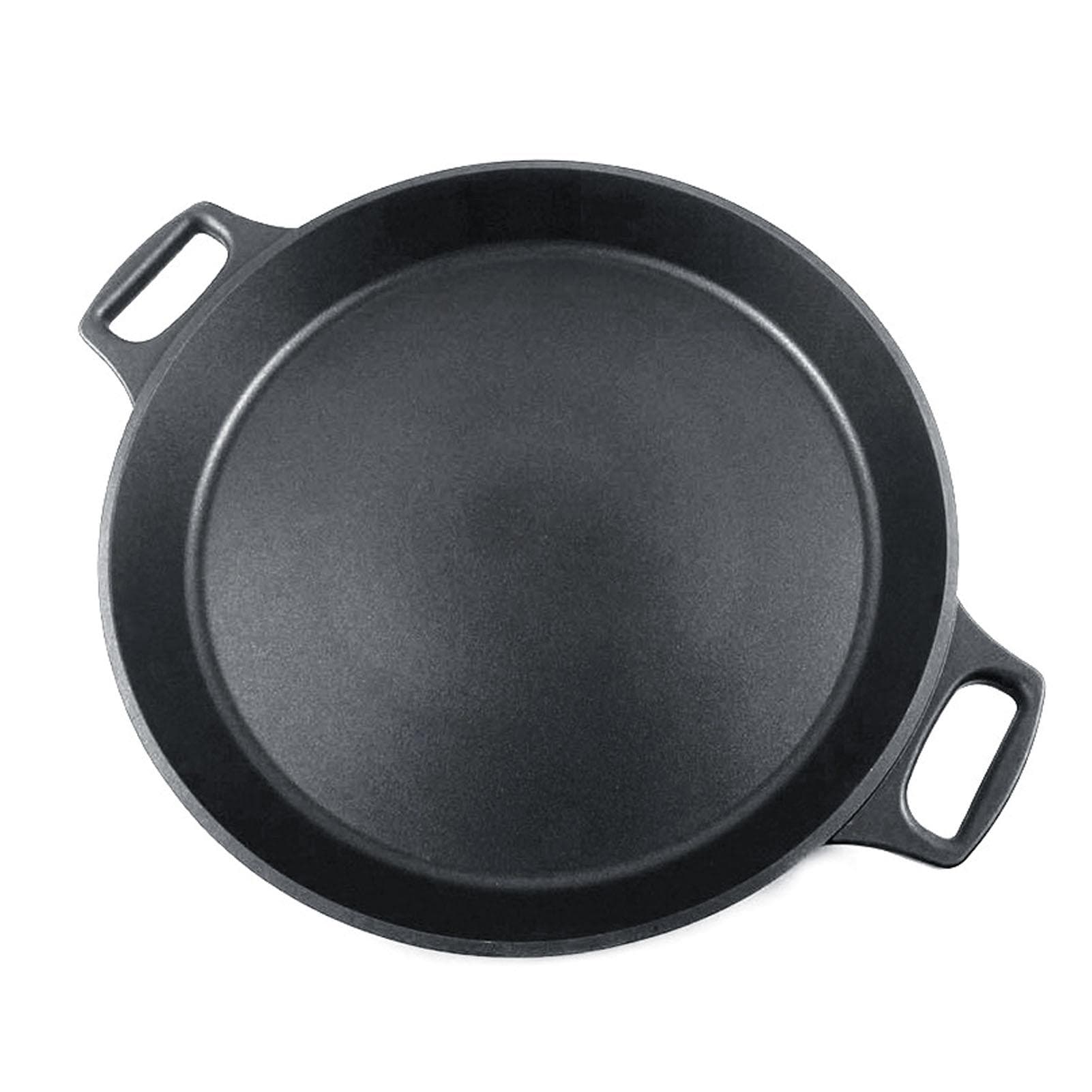 Dual Handle Frying Pan Aluminum Alloy Nonstick Universal Cooking Skillet Cookware for Indoor 36cm/14.2in