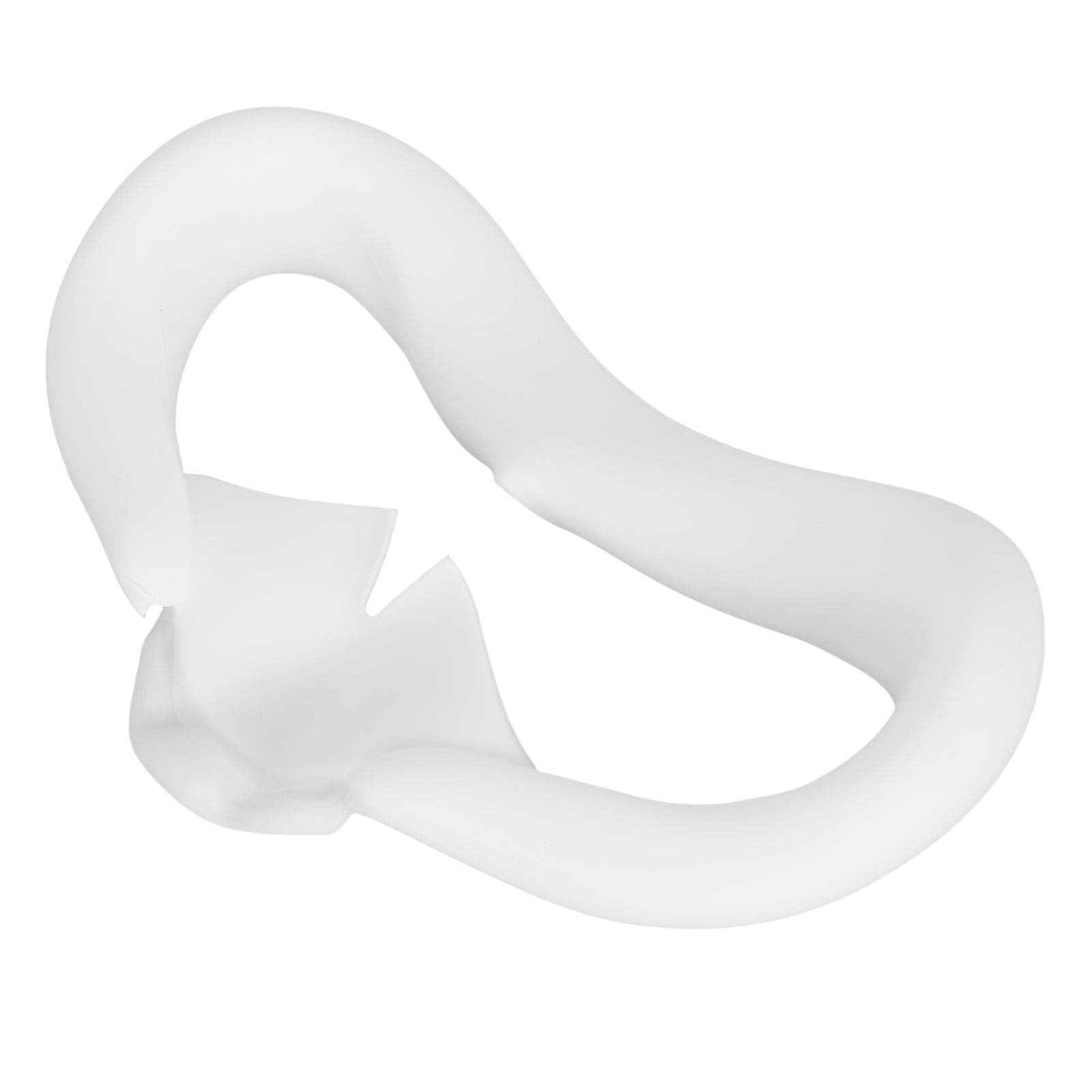 VR Glasses Silicone Eye Mask Breathable Sweatproof Light Blocking Replacement Face Cushion Pad white